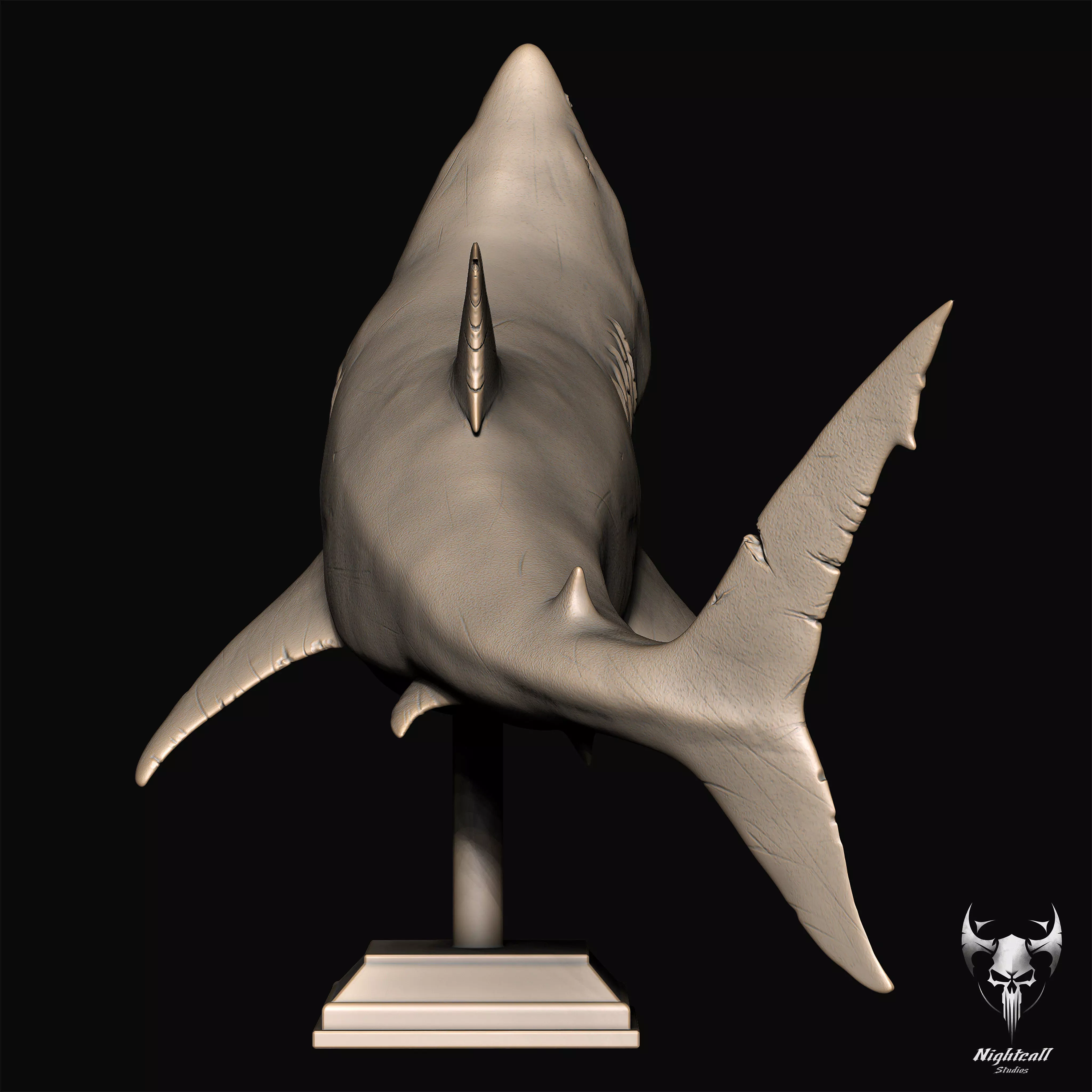 Great White Shark 3D print model_5