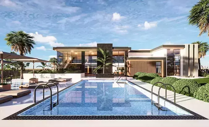 Casa Moderna - Arquitectura - 600 metros cuadrados 3D model 5
