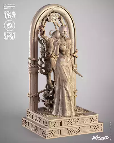 Wicked Movies Female Cenobite Sculpture