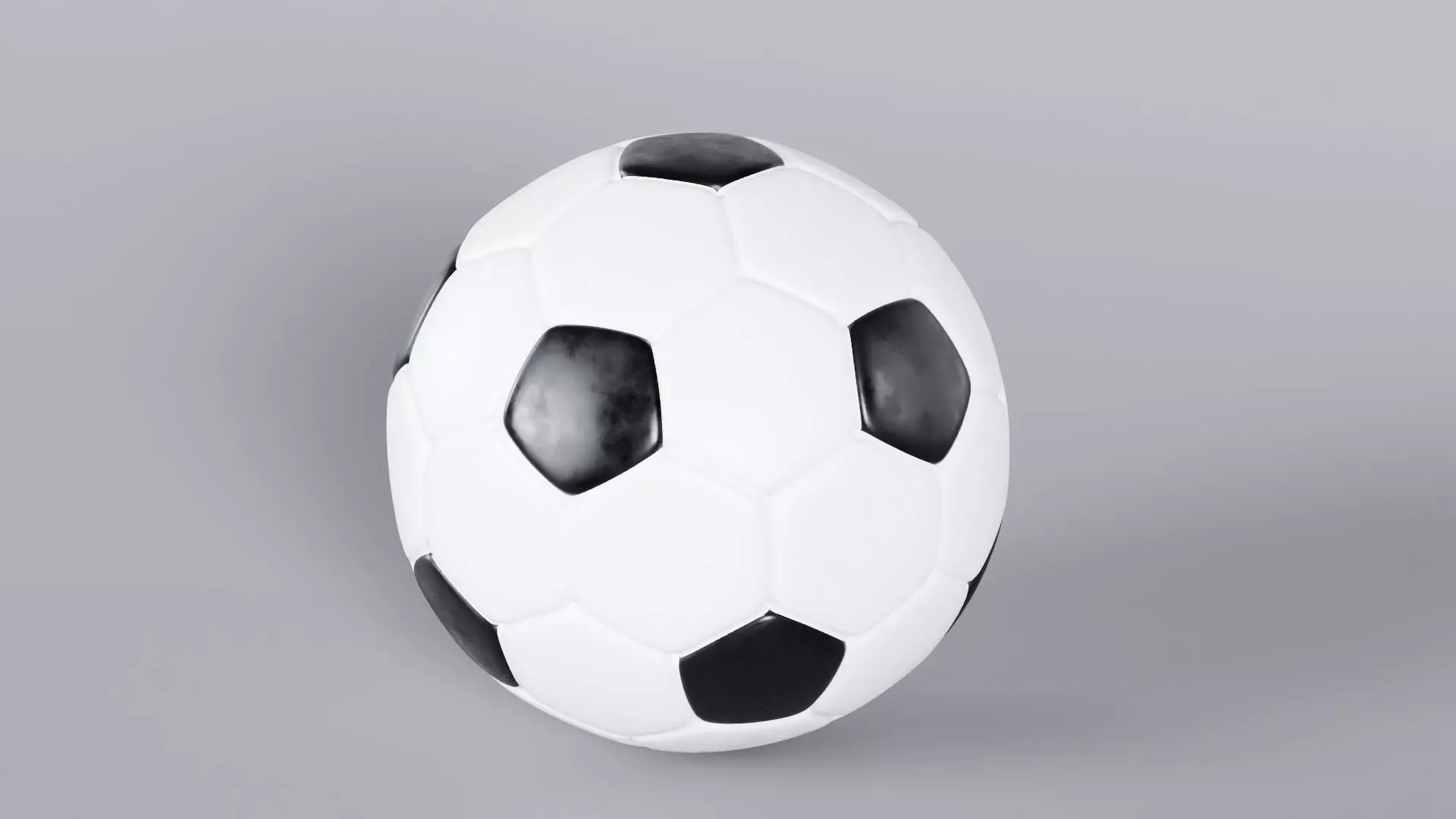 Realistic Football 3D Model True 4K PBR Renders  Low-poly 3D model_0