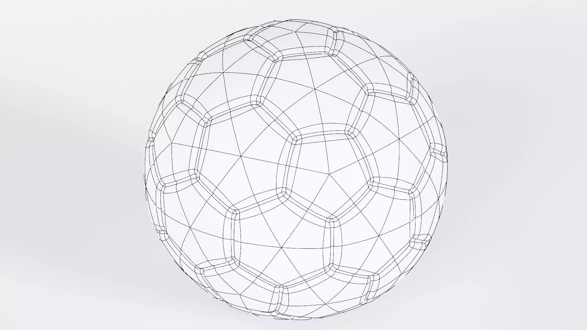 Realistic Football 3D Model True 4K PBR Renders  Low-poly 3D model_8