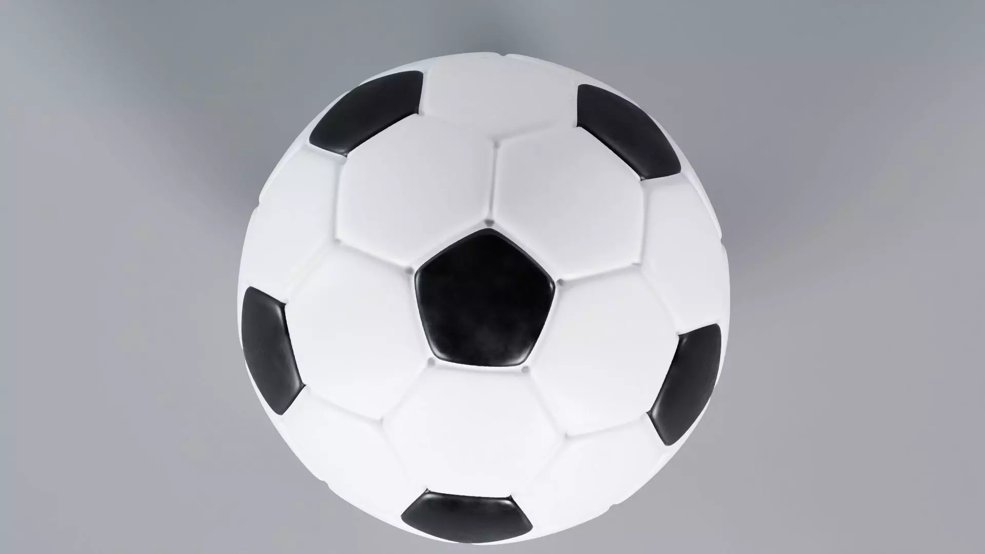 Realistic Football 3D Model True 4K PBR Renders  Low-poly 3D model_3