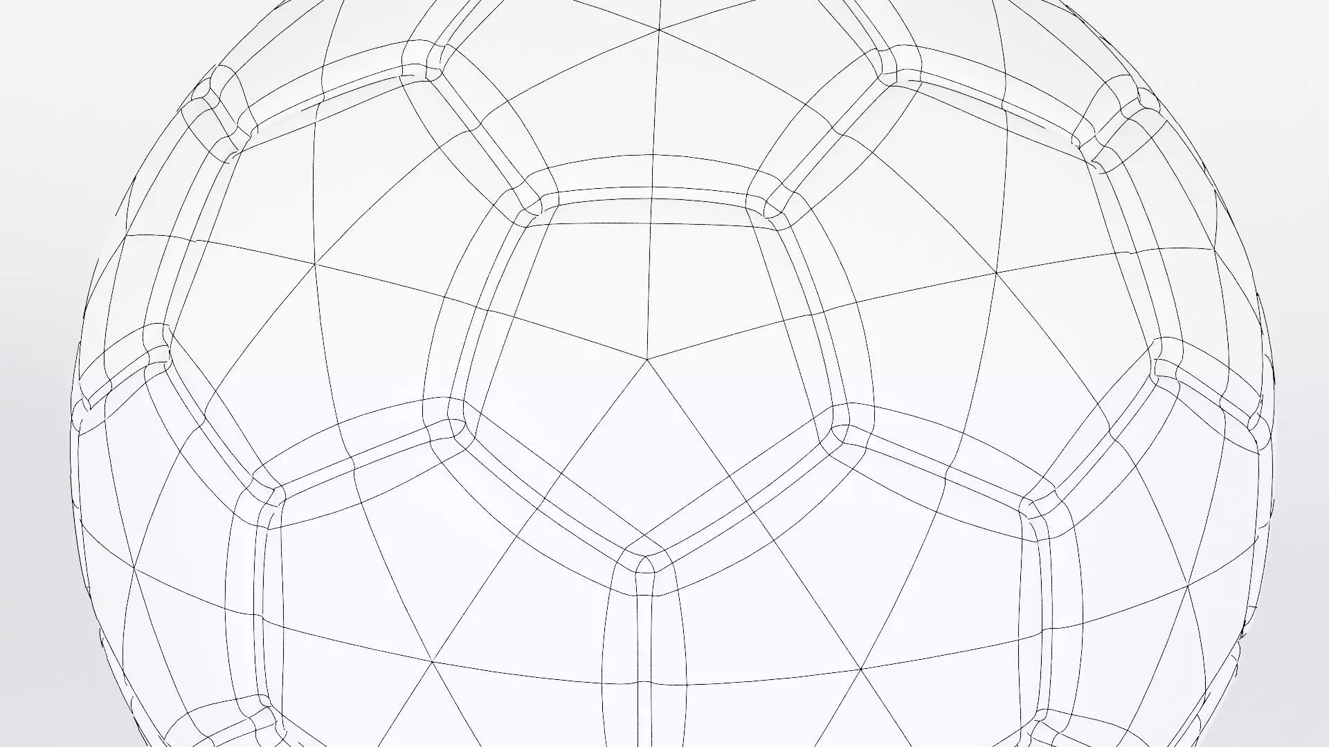 Realistic Football 3D Model True 4K PBR Renders  Low-poly 3D model_6