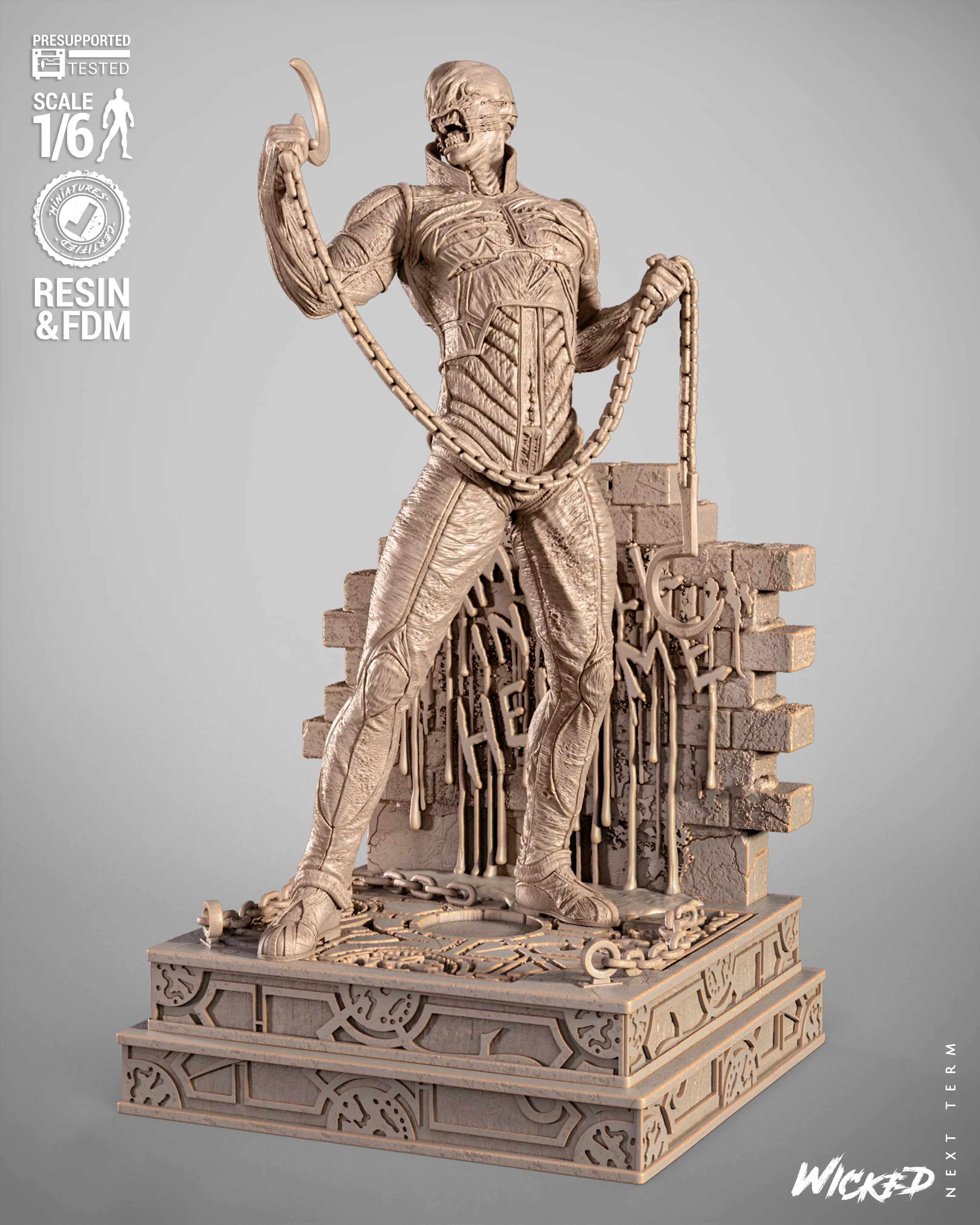 Wicked Movies Chatterer Sculpture 3D print model_2