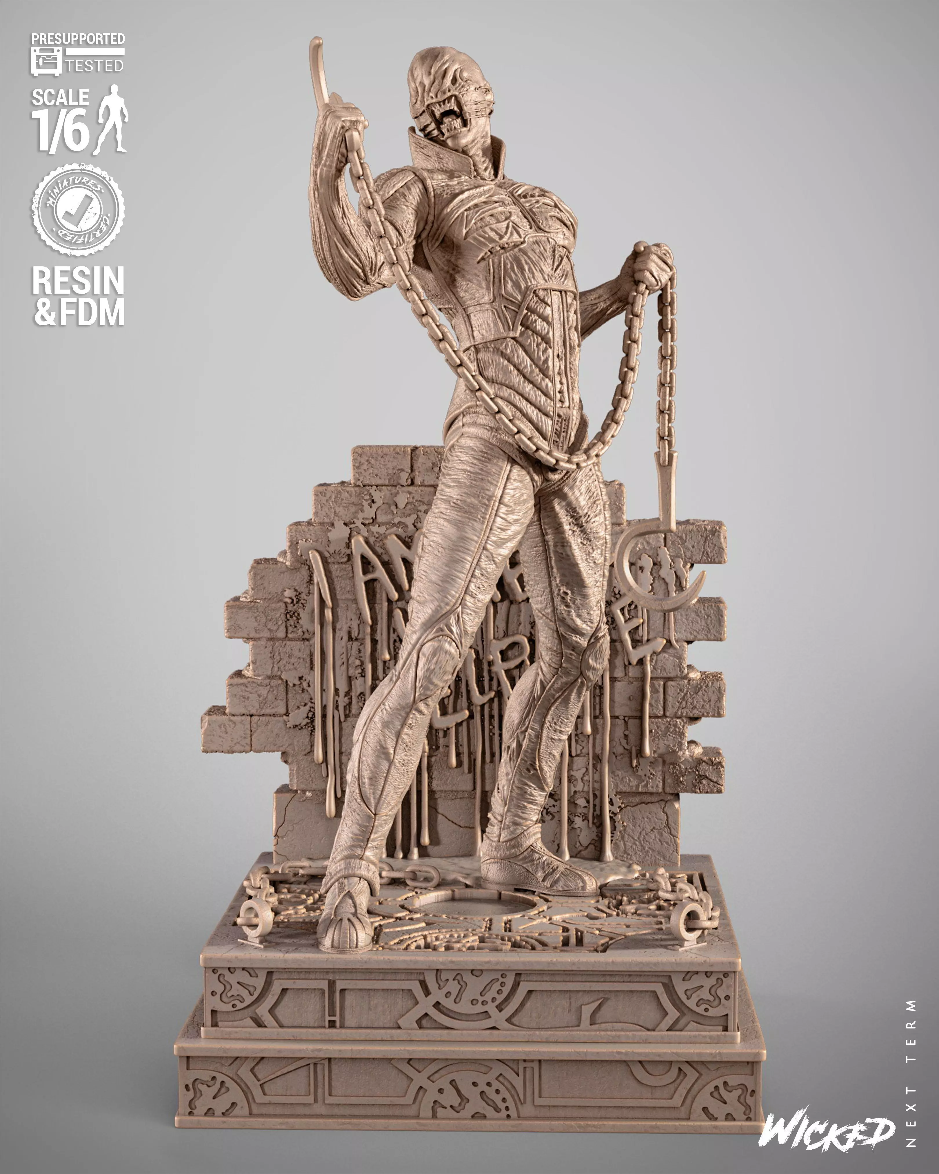 Wicked Movies Chatterer Sculpture 3D print model_0