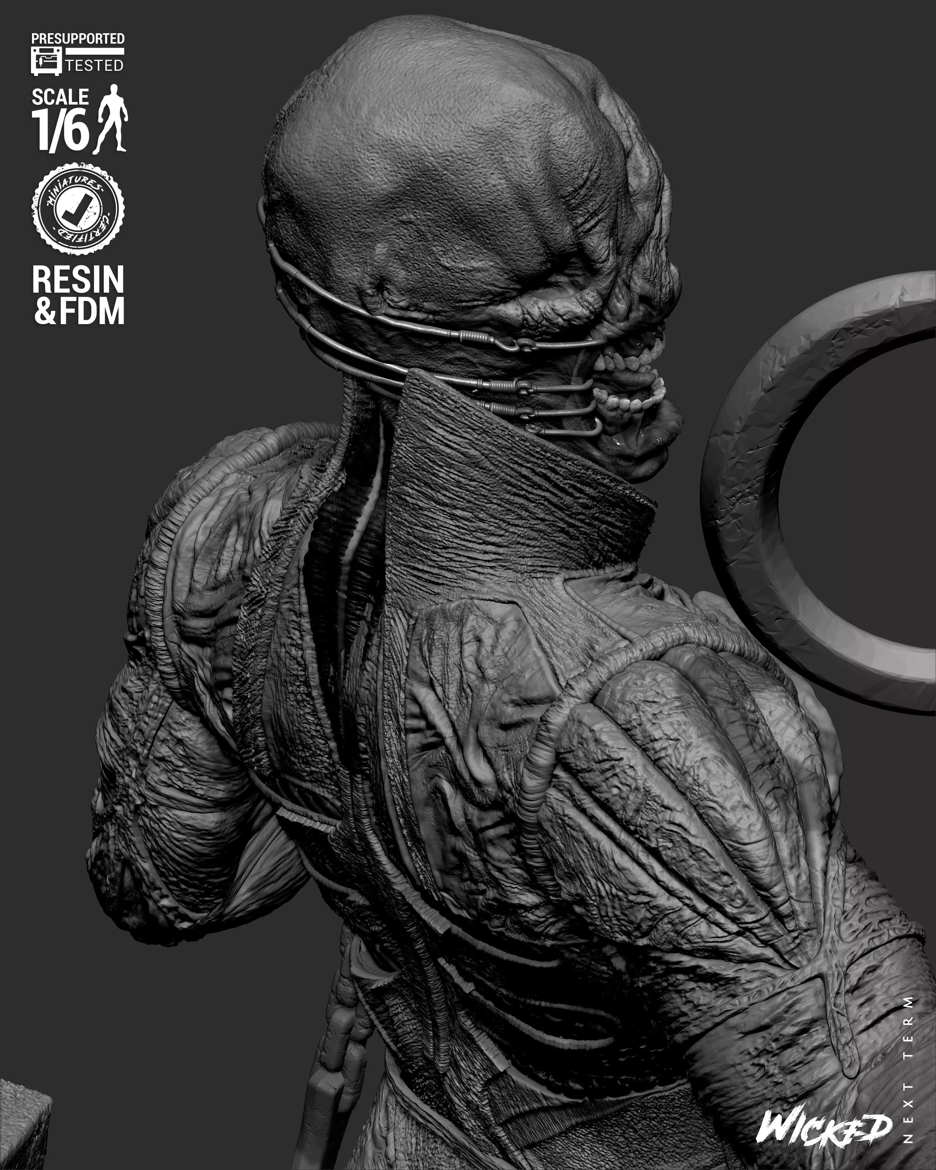 Wicked Movies Chatterer Sculpture 3D print model_48
