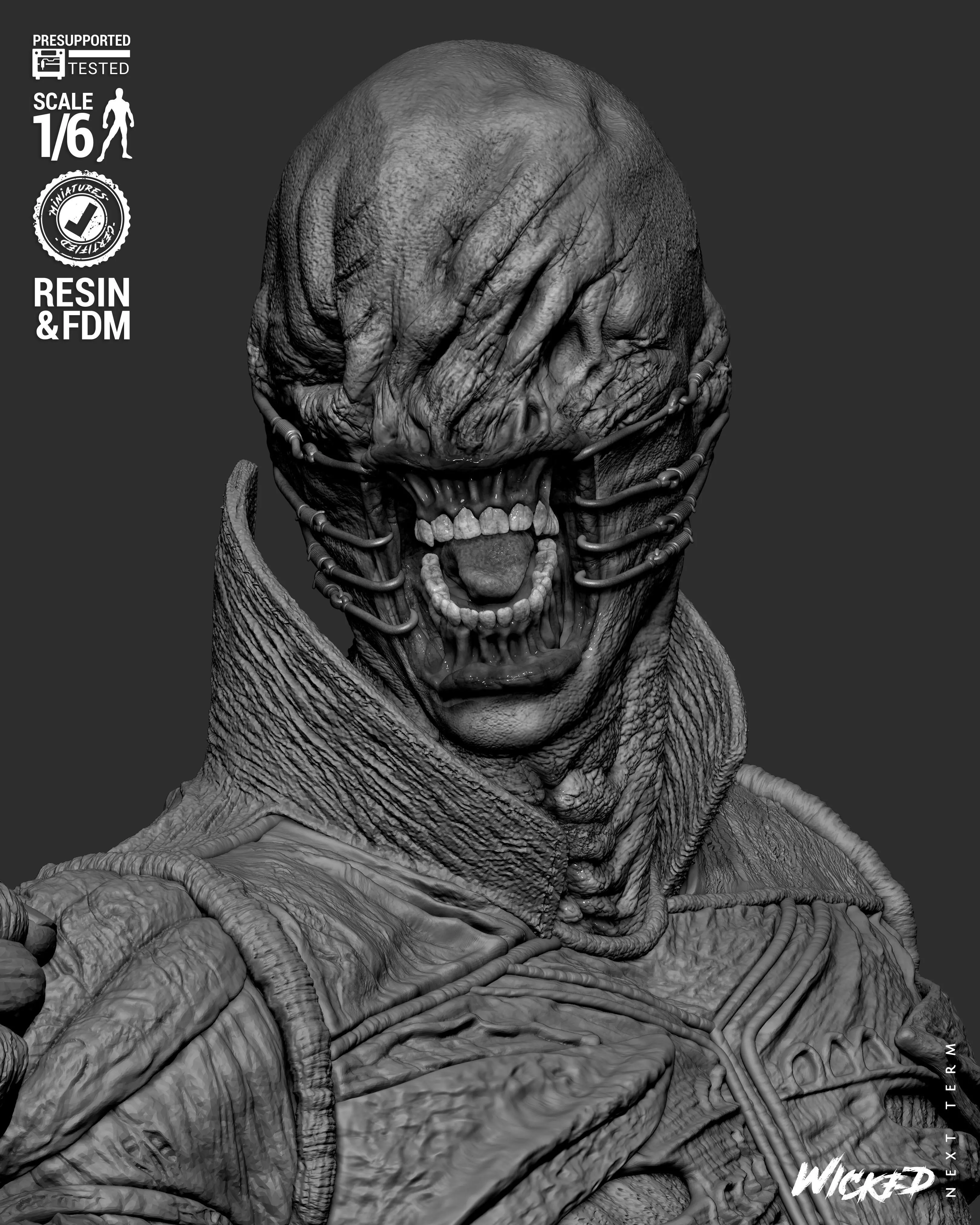 Wicked Movies Chatterer Sculpture 3D print model_35