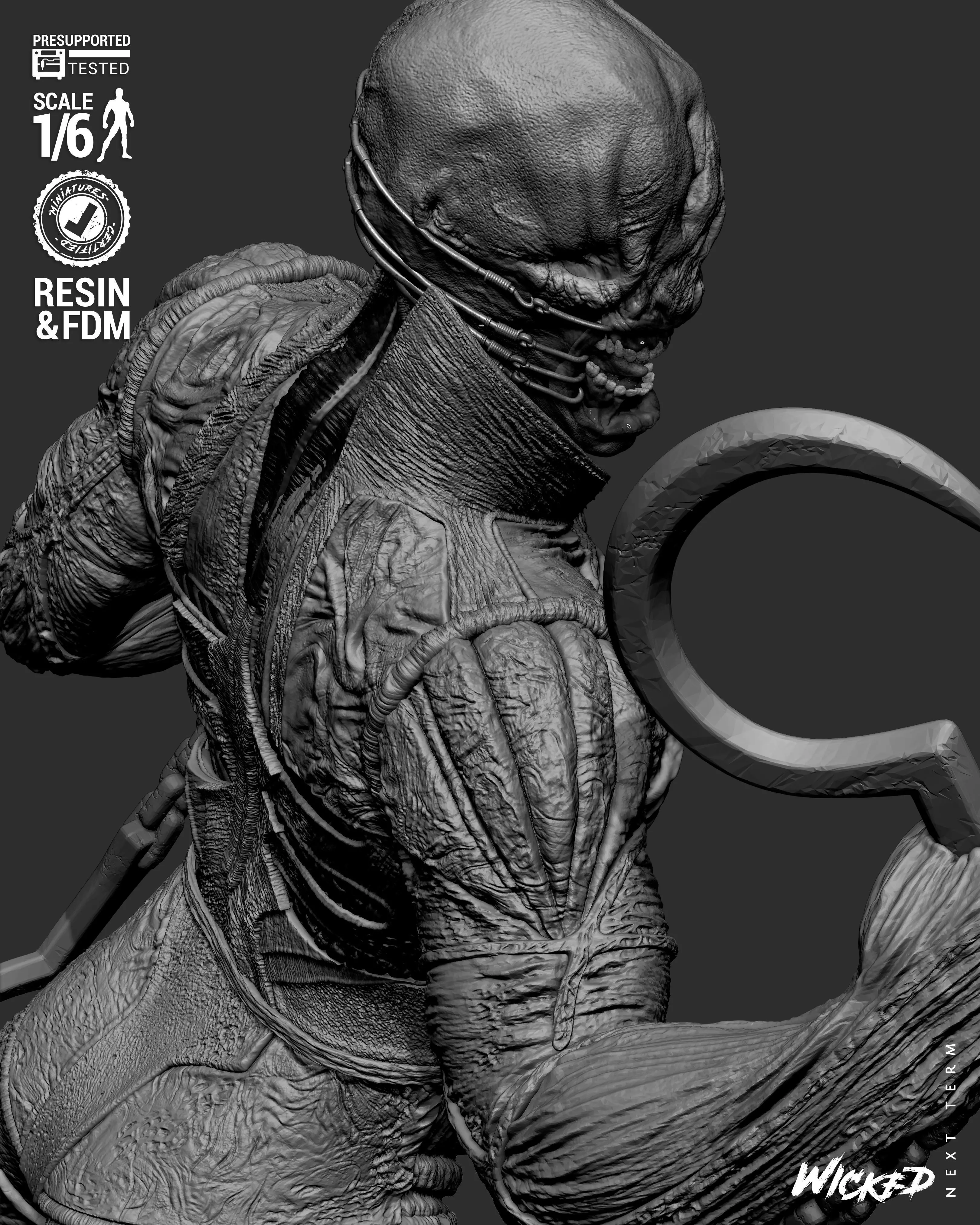 Wicked Movies Chatterer Sculpture 3D print model_60