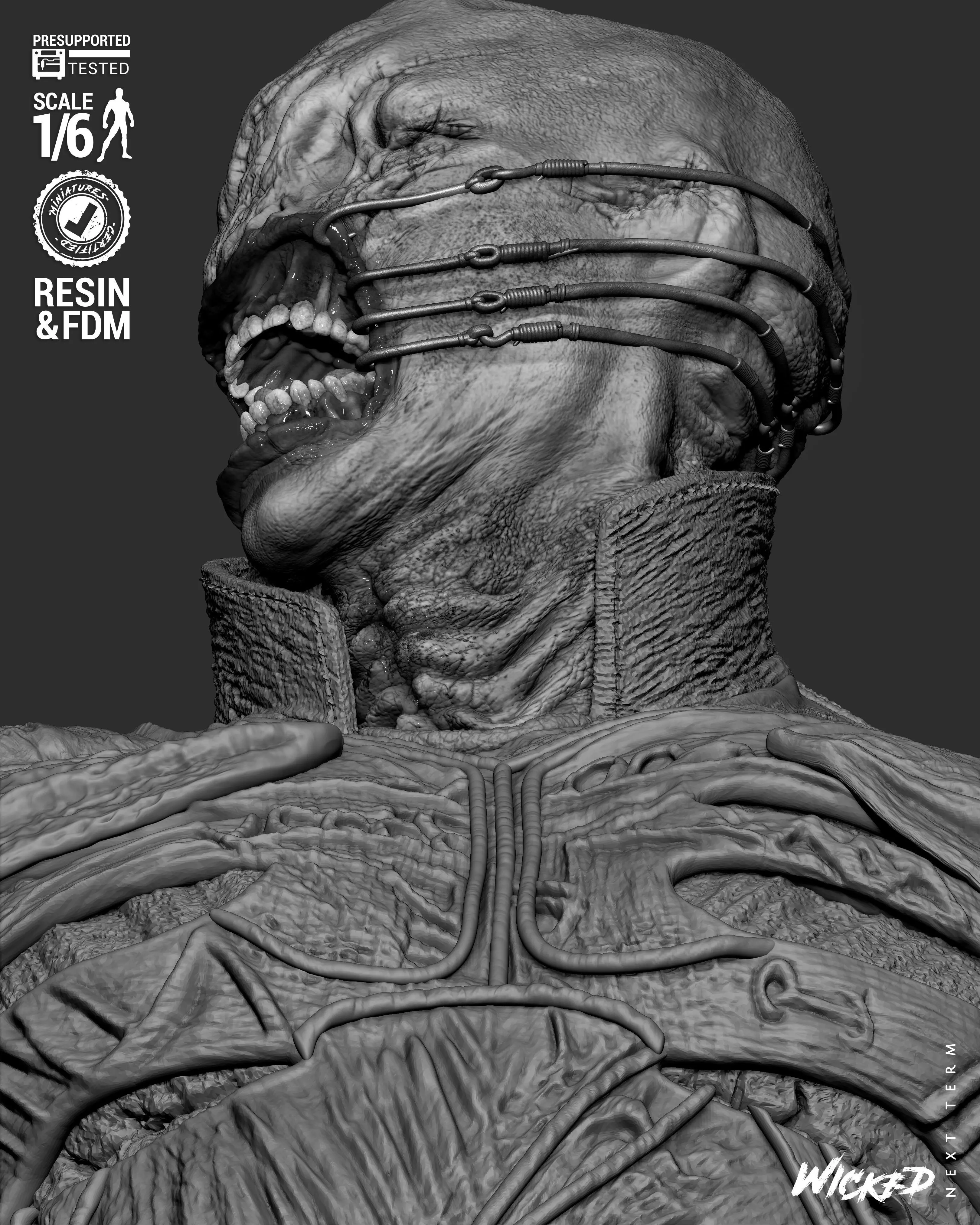 Wicked Movies Chatterer Sculpture 3D print model_57