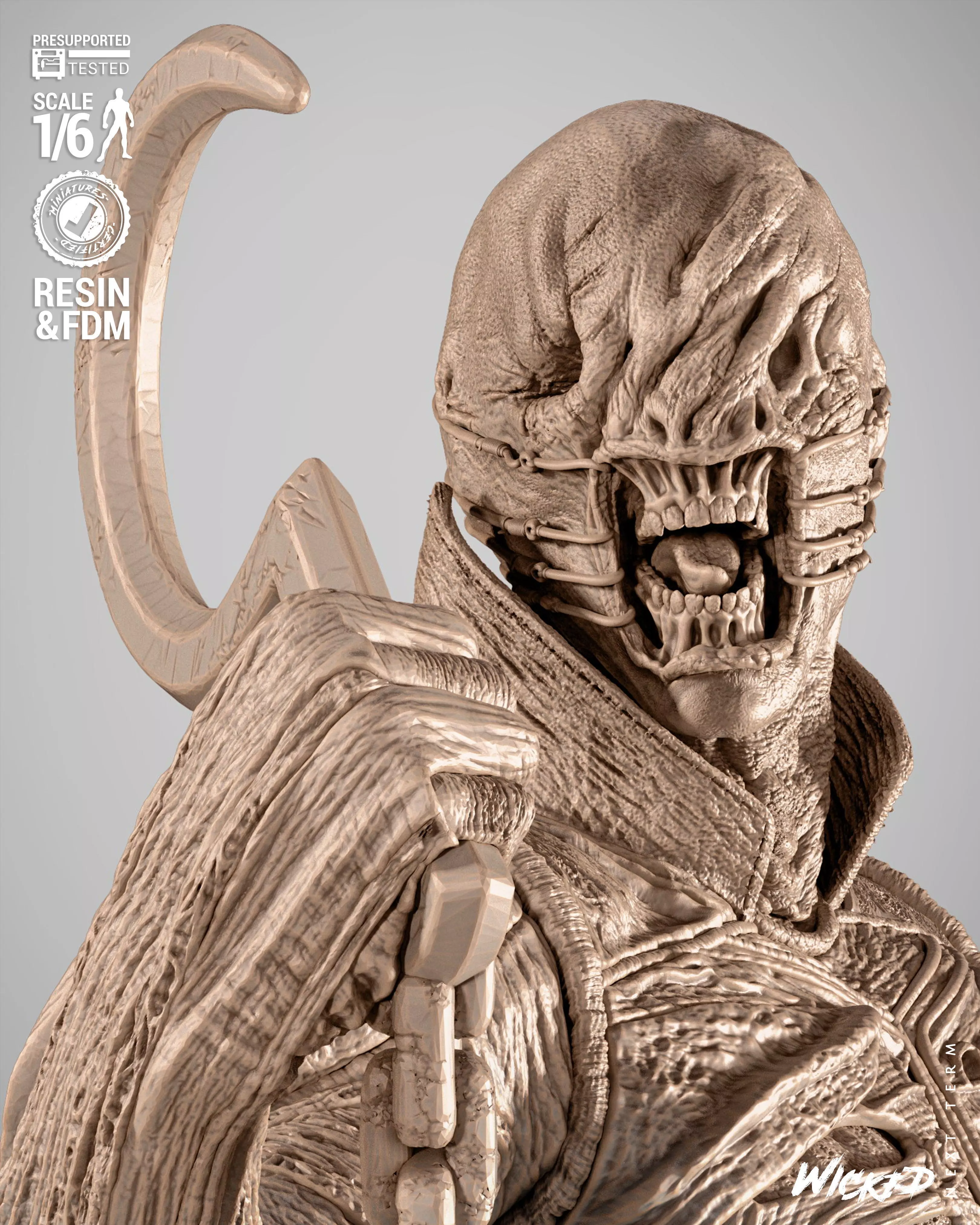 Wicked Movies Chatterer Sculpture 3D print model_8
