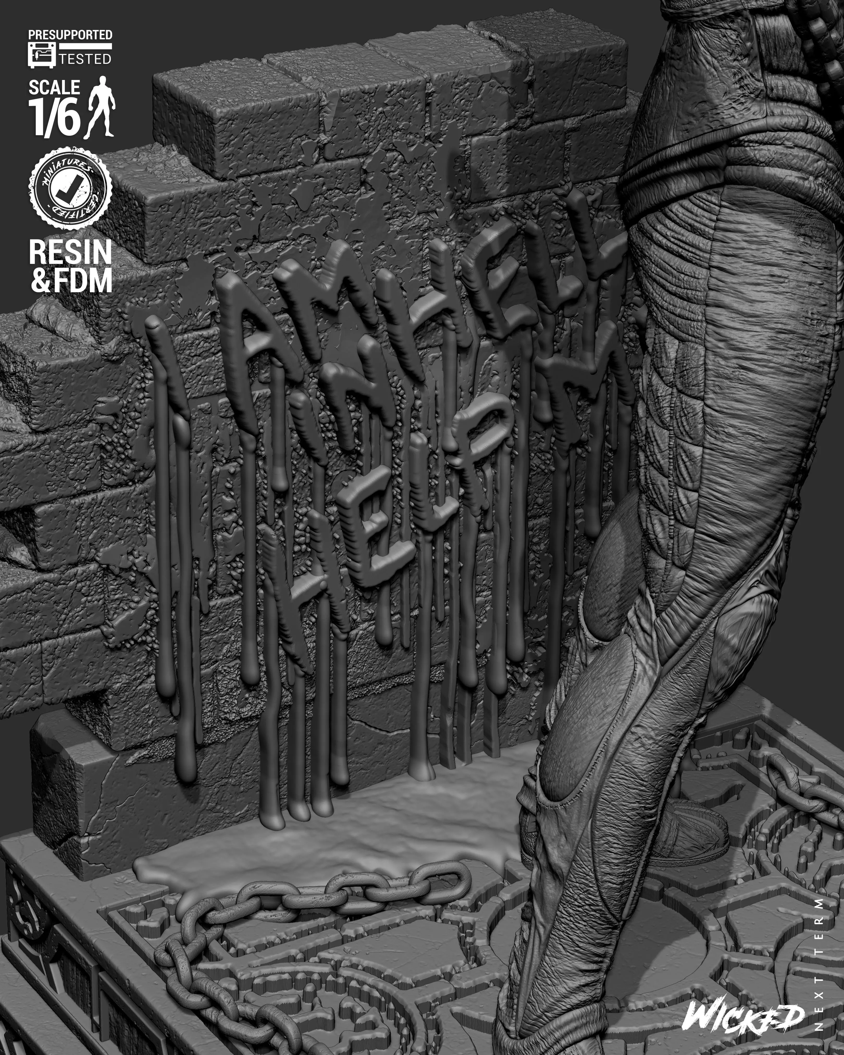 Wicked Movies Chatterer Sculpture 3D print model_52