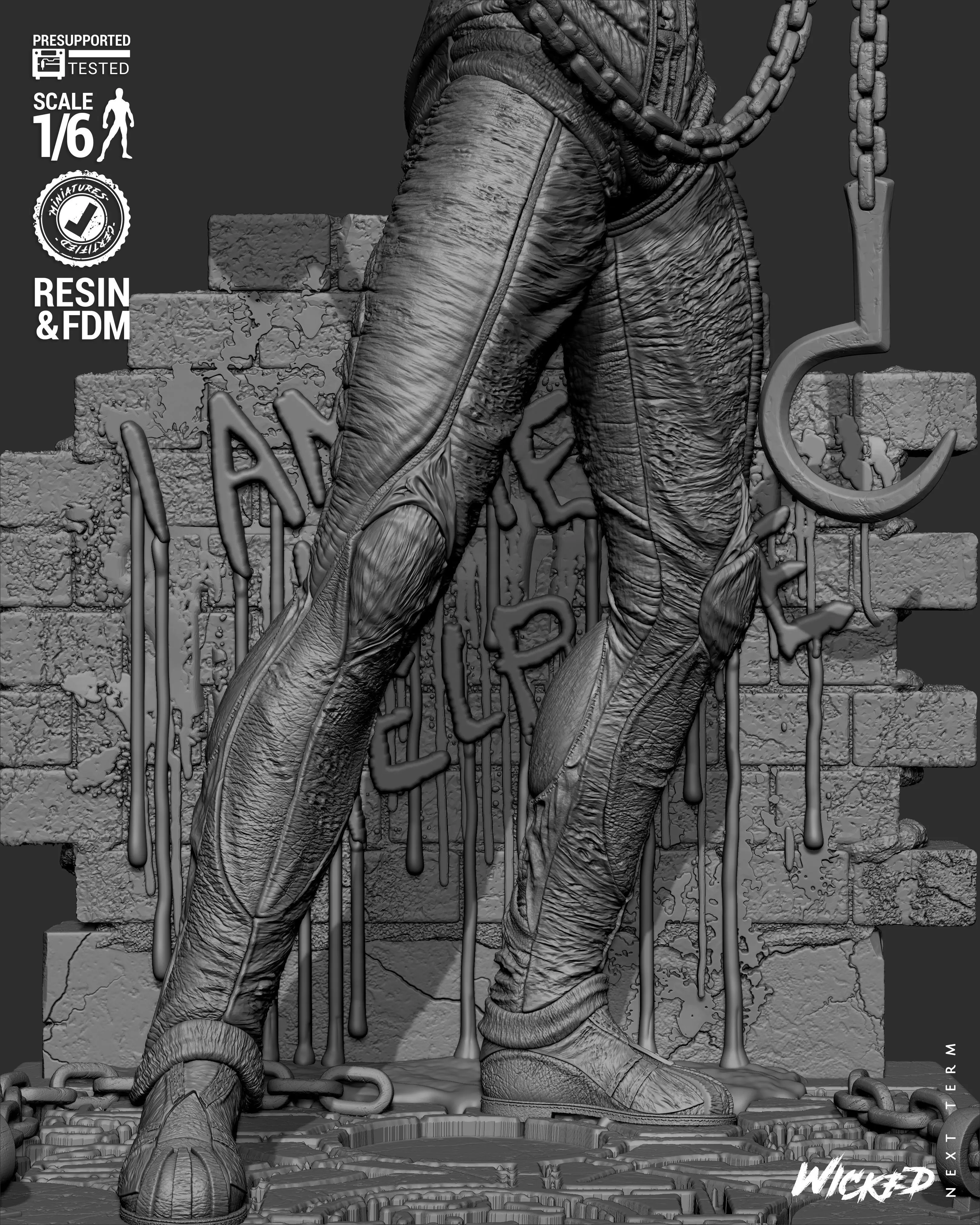 Wicked Movies Chatterer Sculpture 3D print model_62