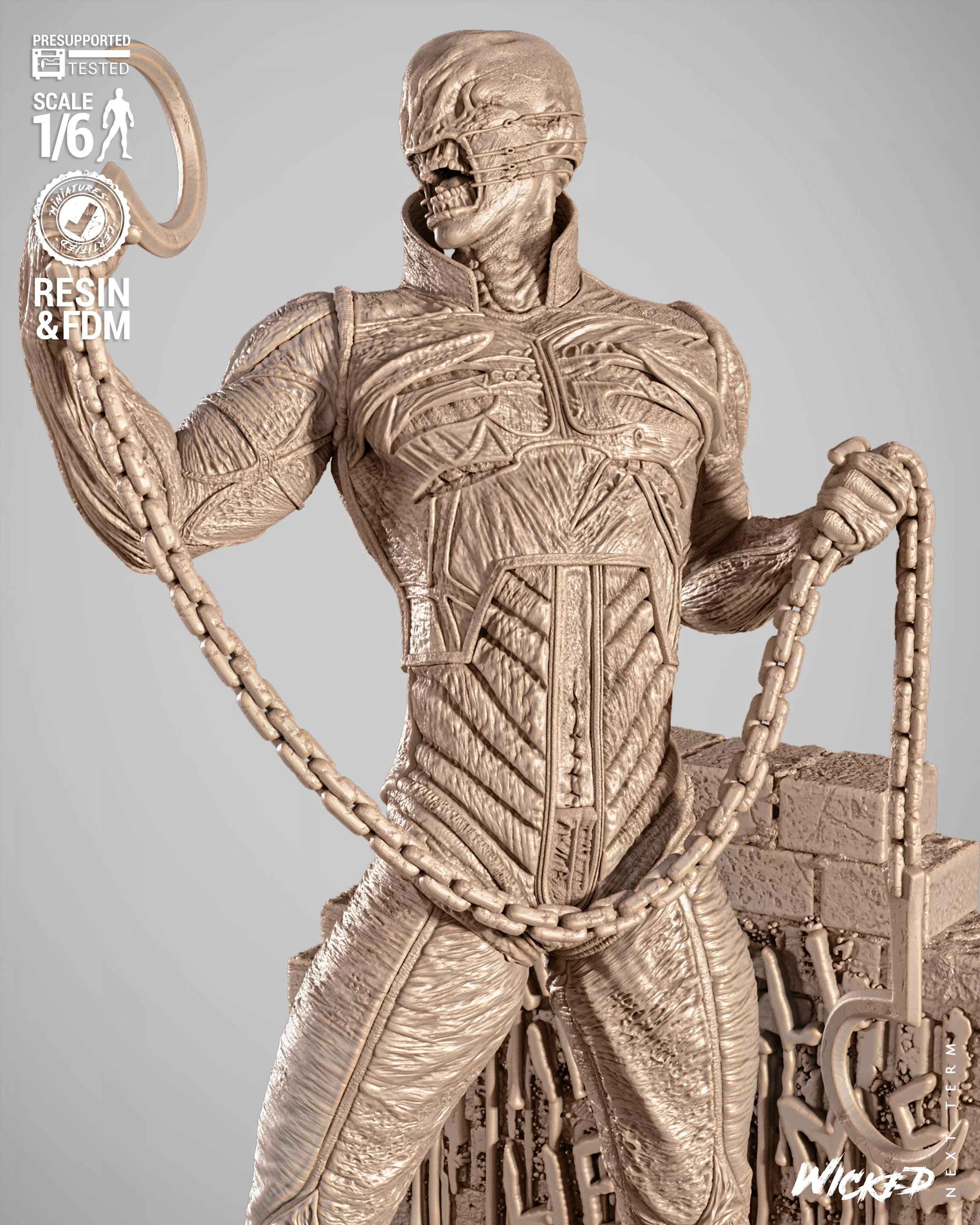 Wicked Movies Chatterer Sculpture 3D print model_7