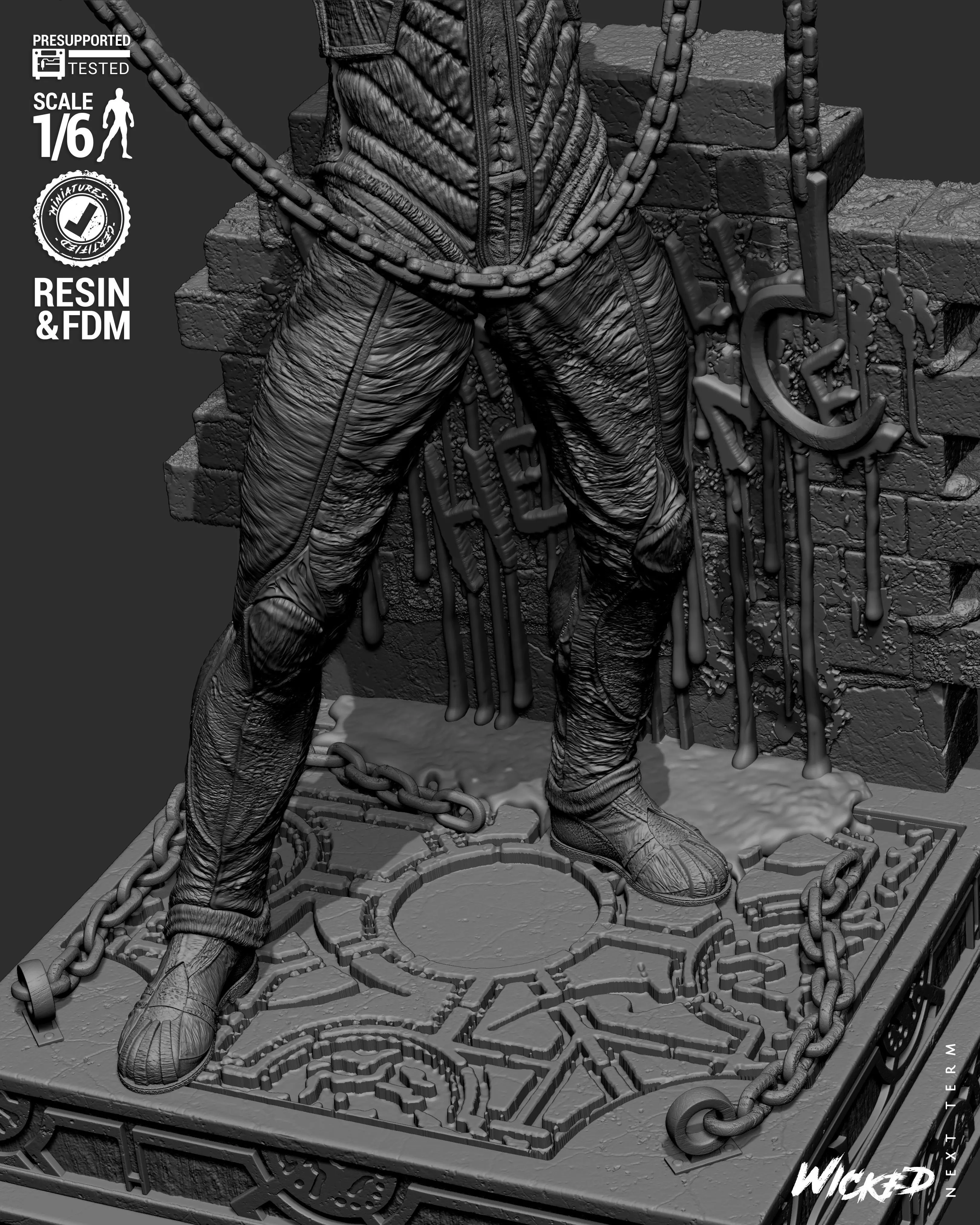 Wicked Movies Chatterer Sculpture 3D print model_50