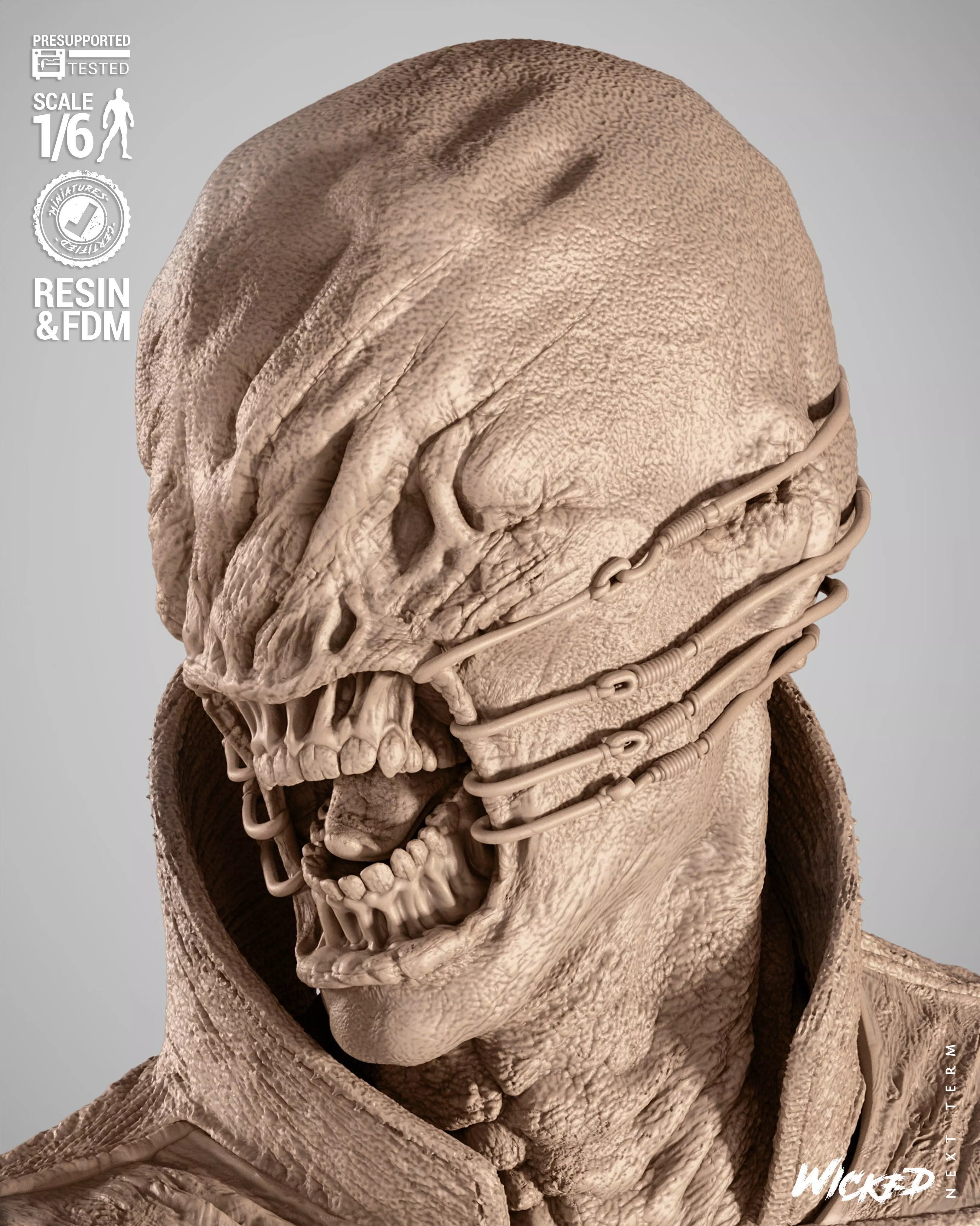 Wicked Movies Chatterer Sculpture 3D print model_10