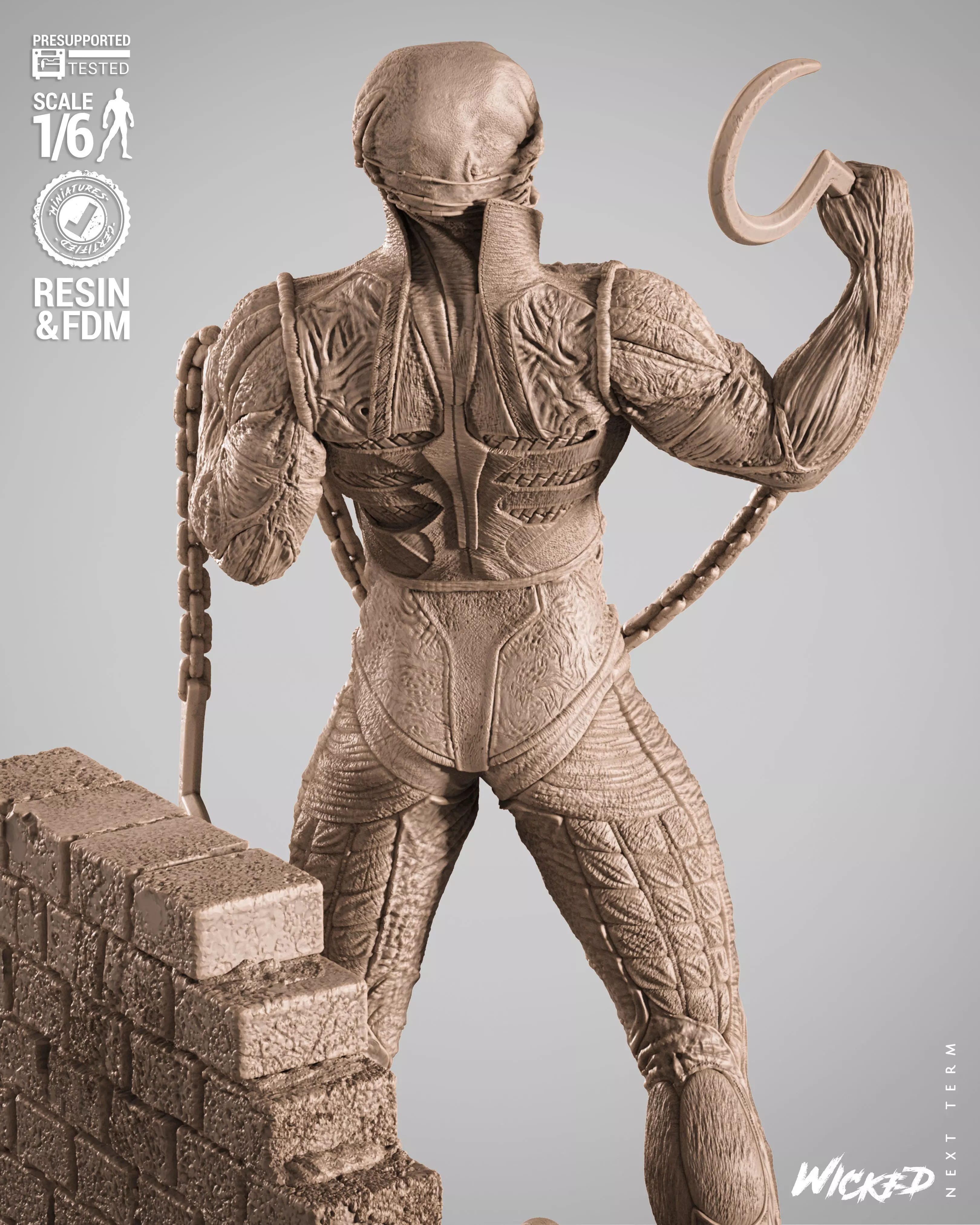 Wicked Movies Chatterer Sculpture 3D print model_22