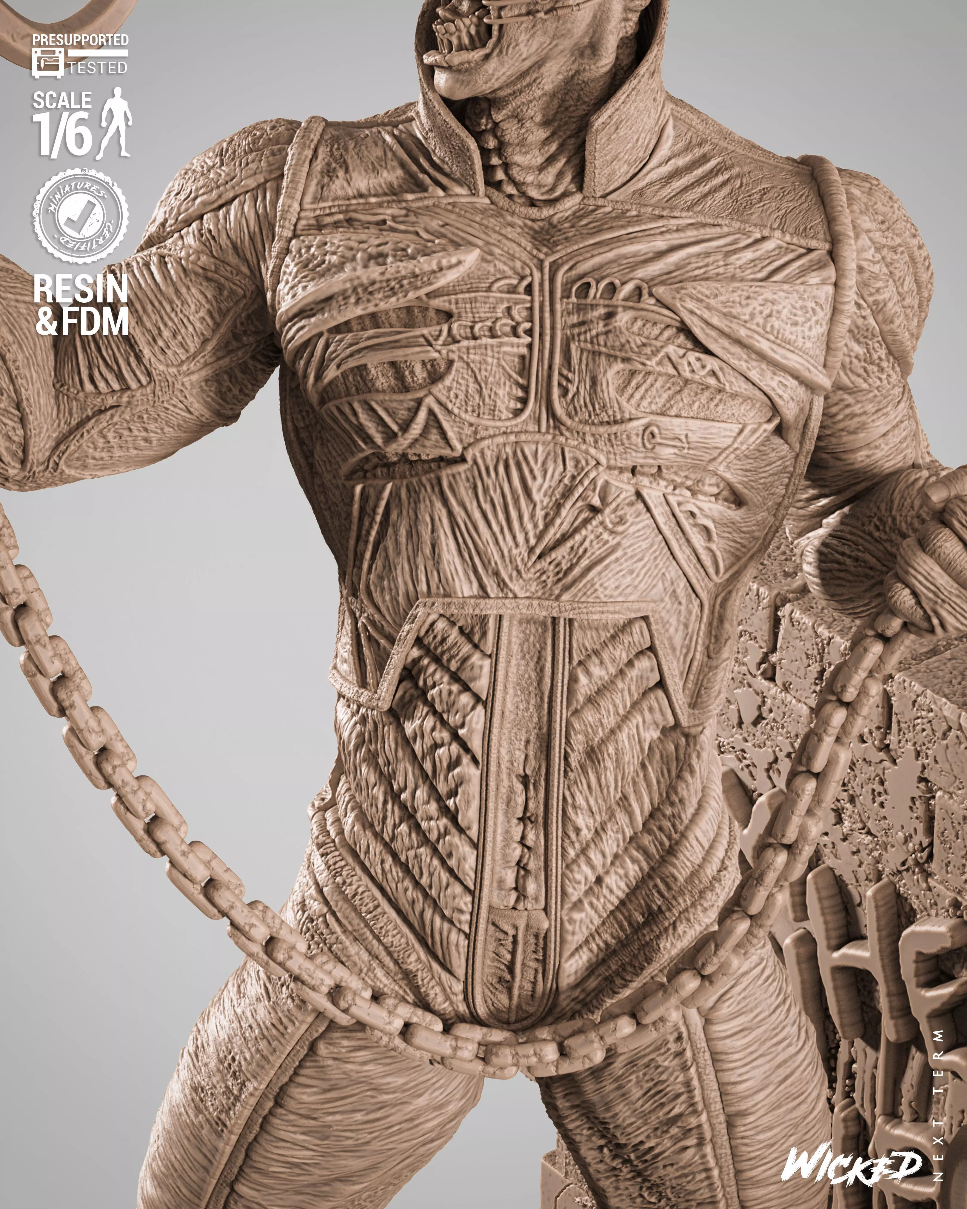 Wicked Movies Chatterer Sculpture 3D print model_21