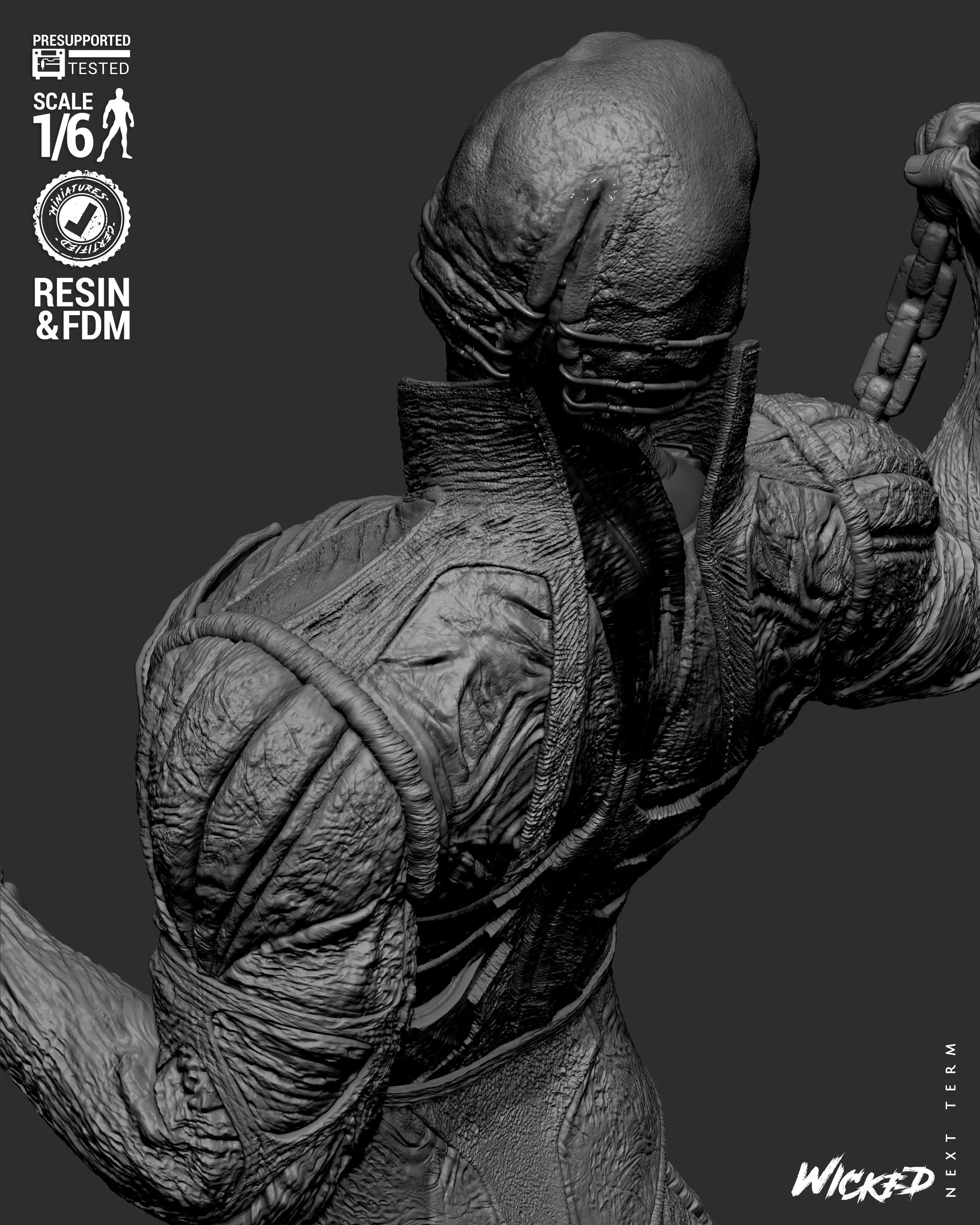 Wicked Movies Chatterer Sculpture 3D print model_64