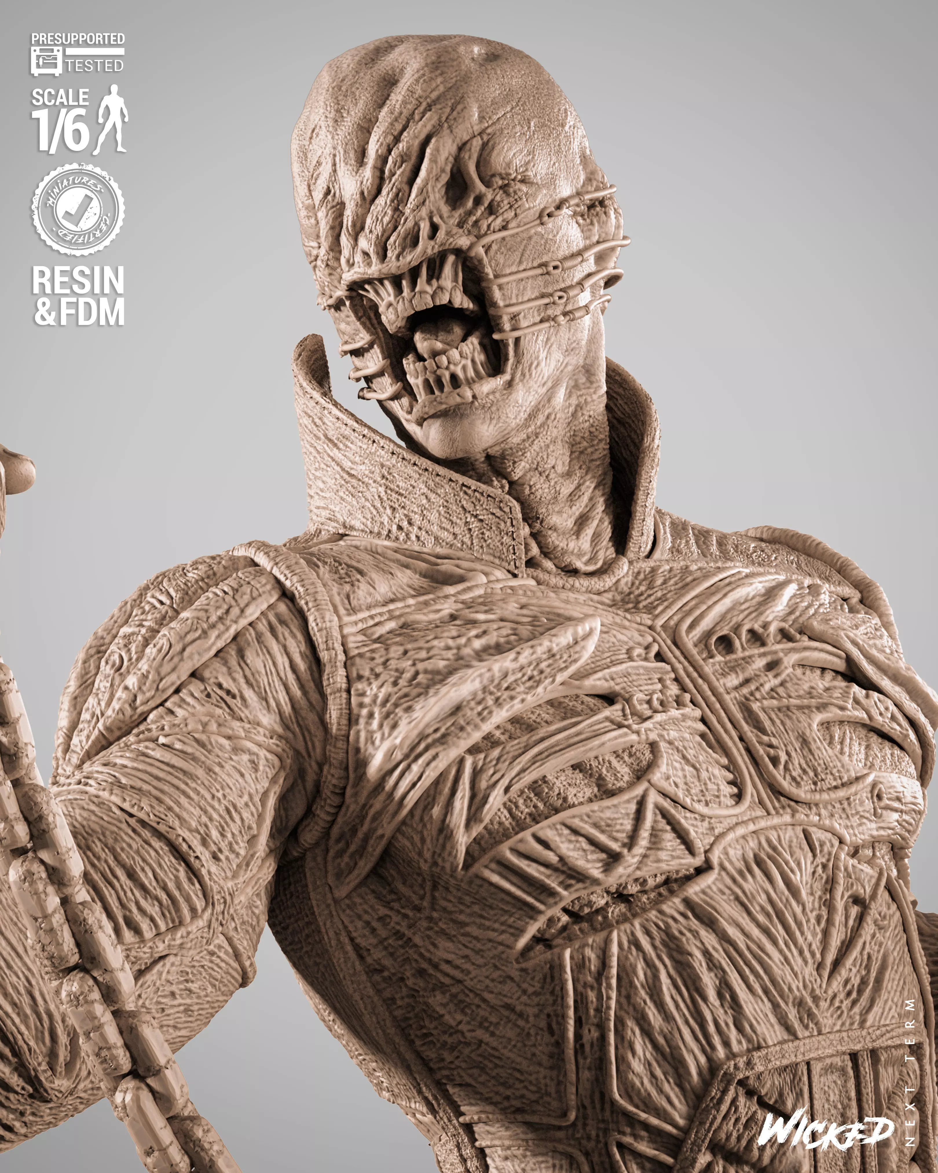 Wicked Movies Chatterer Sculpture 3D print model_15
