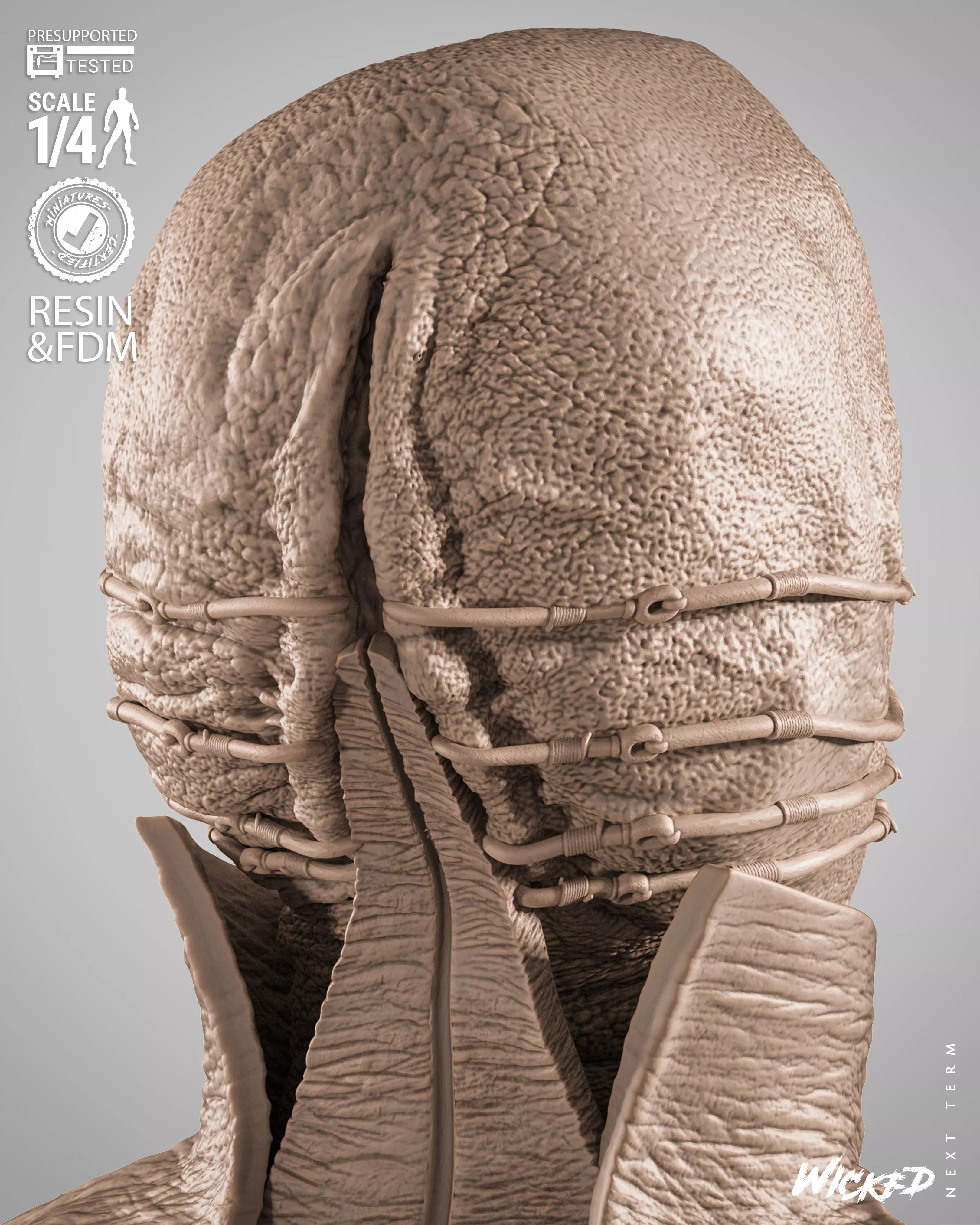 Wicked Movies Chatter Portrait Bust 3D print model_17