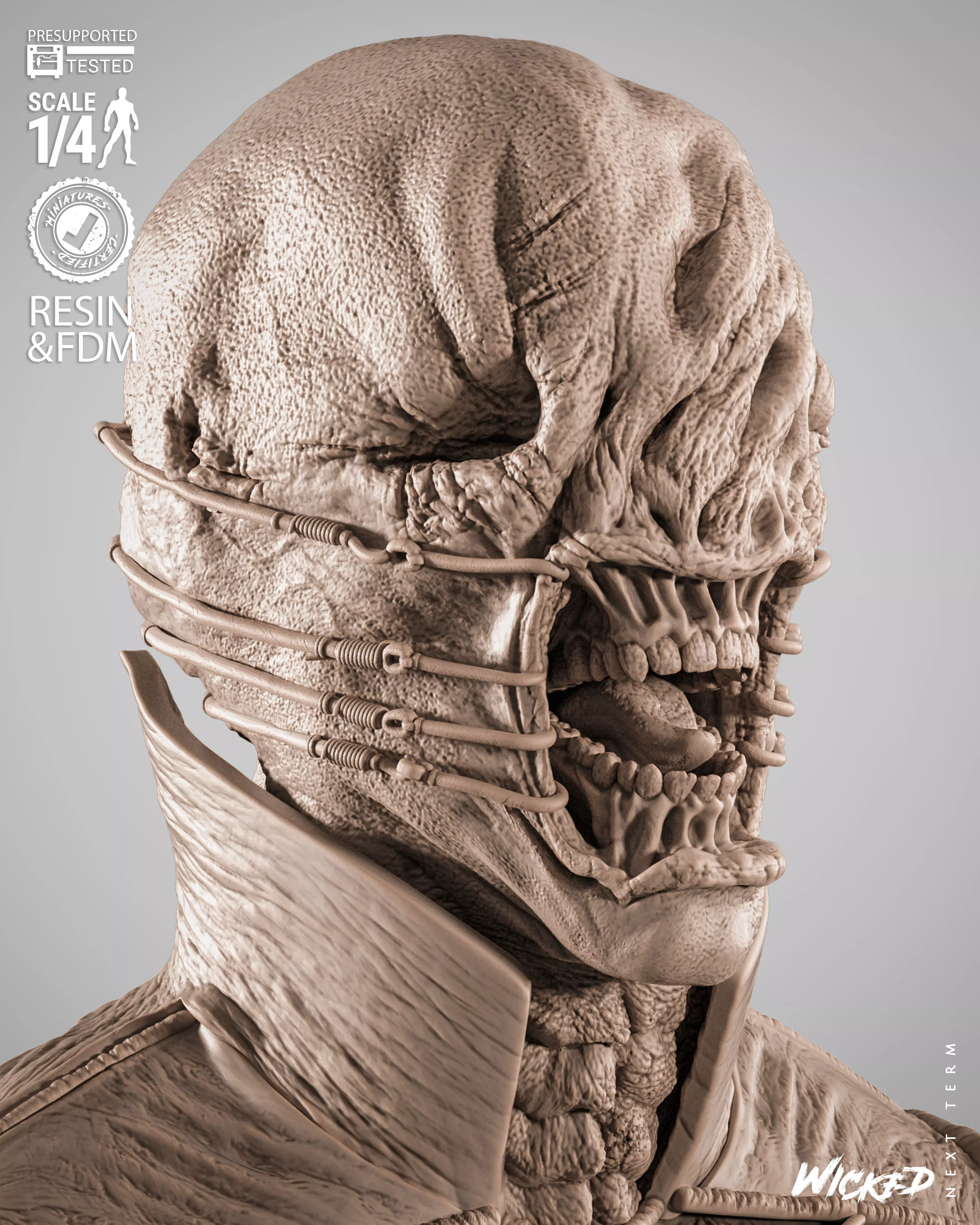 Wicked Movies Chatter Portrait Bust 3D print model_14