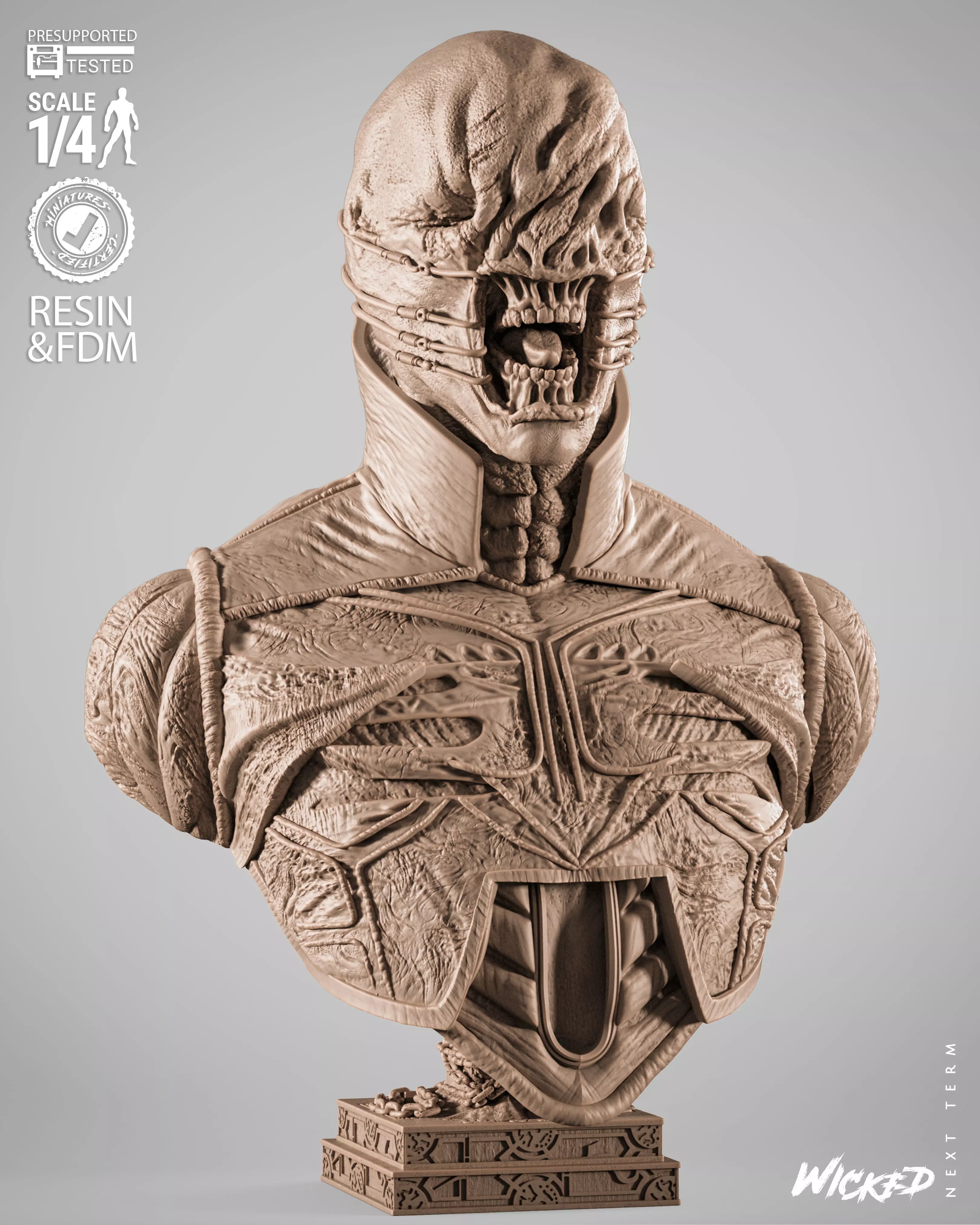 Wicked Movies Chatter Portrait Bust 3D print model_0