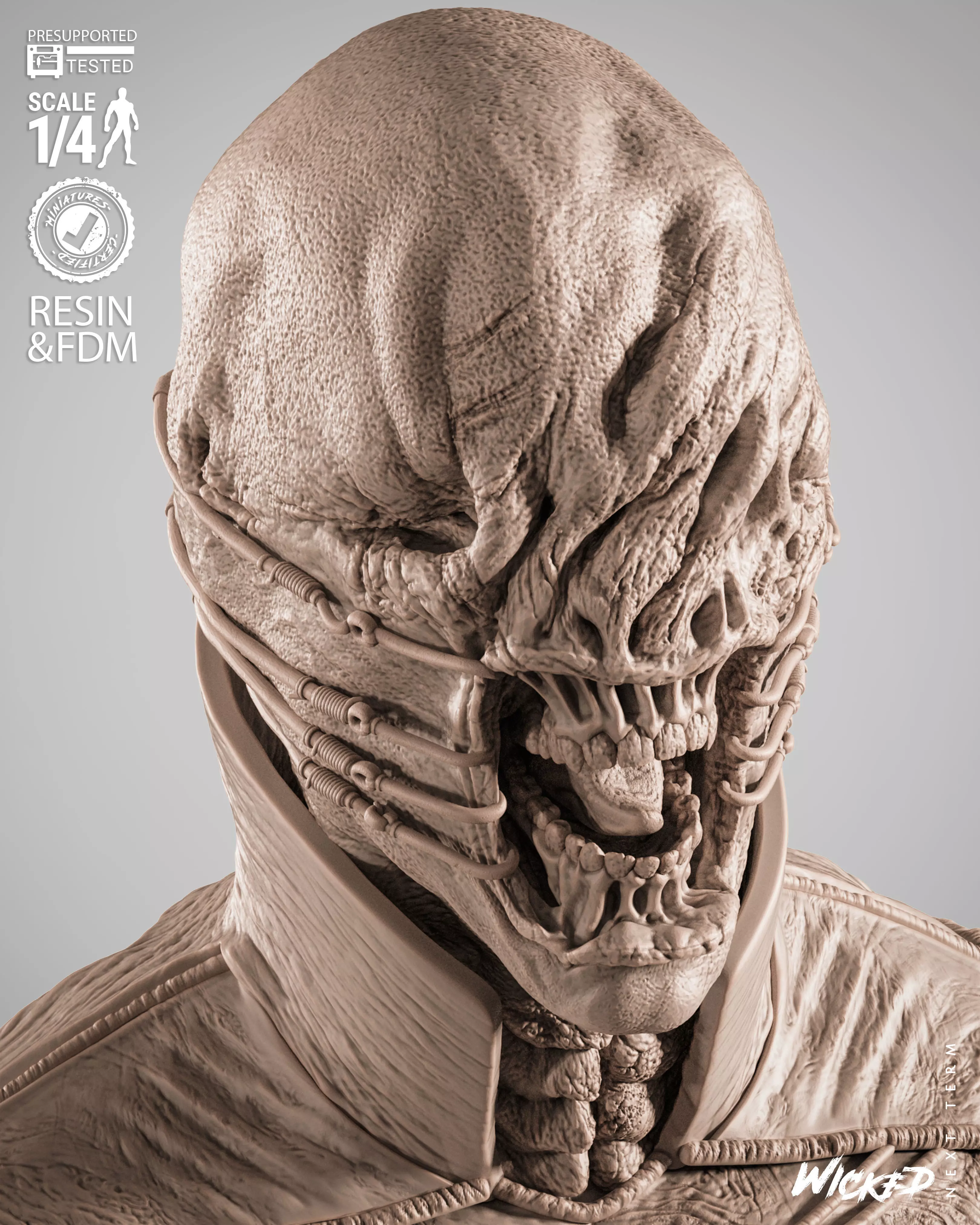 Wicked Movies Chatter Portrait Bust 3D print model_11