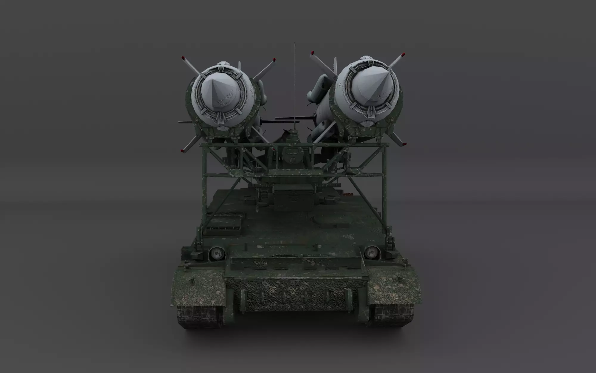 2K11M3 Krug  Low-poly 3D model_5
