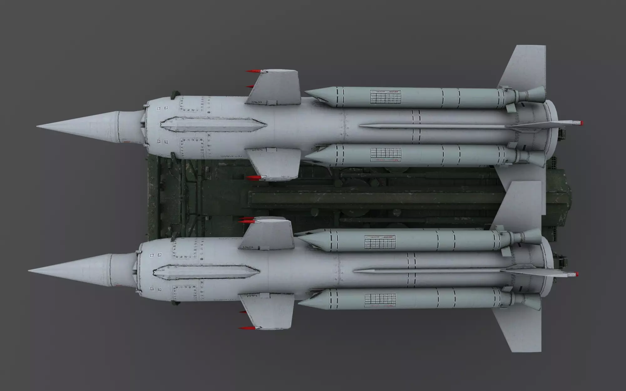 2K11M3 Krug  Low-poly 3D model_6