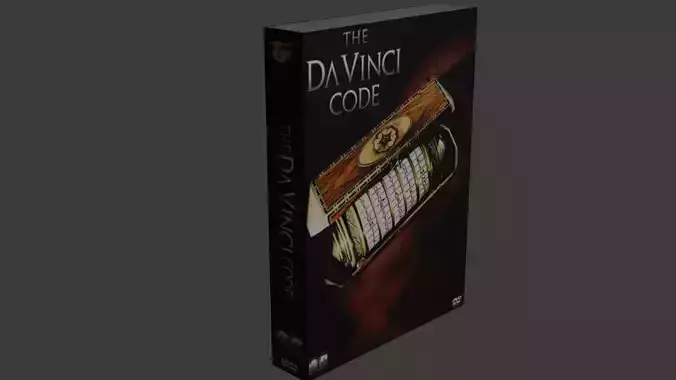 The Da Vinci Code Book  Realistic 3D Model