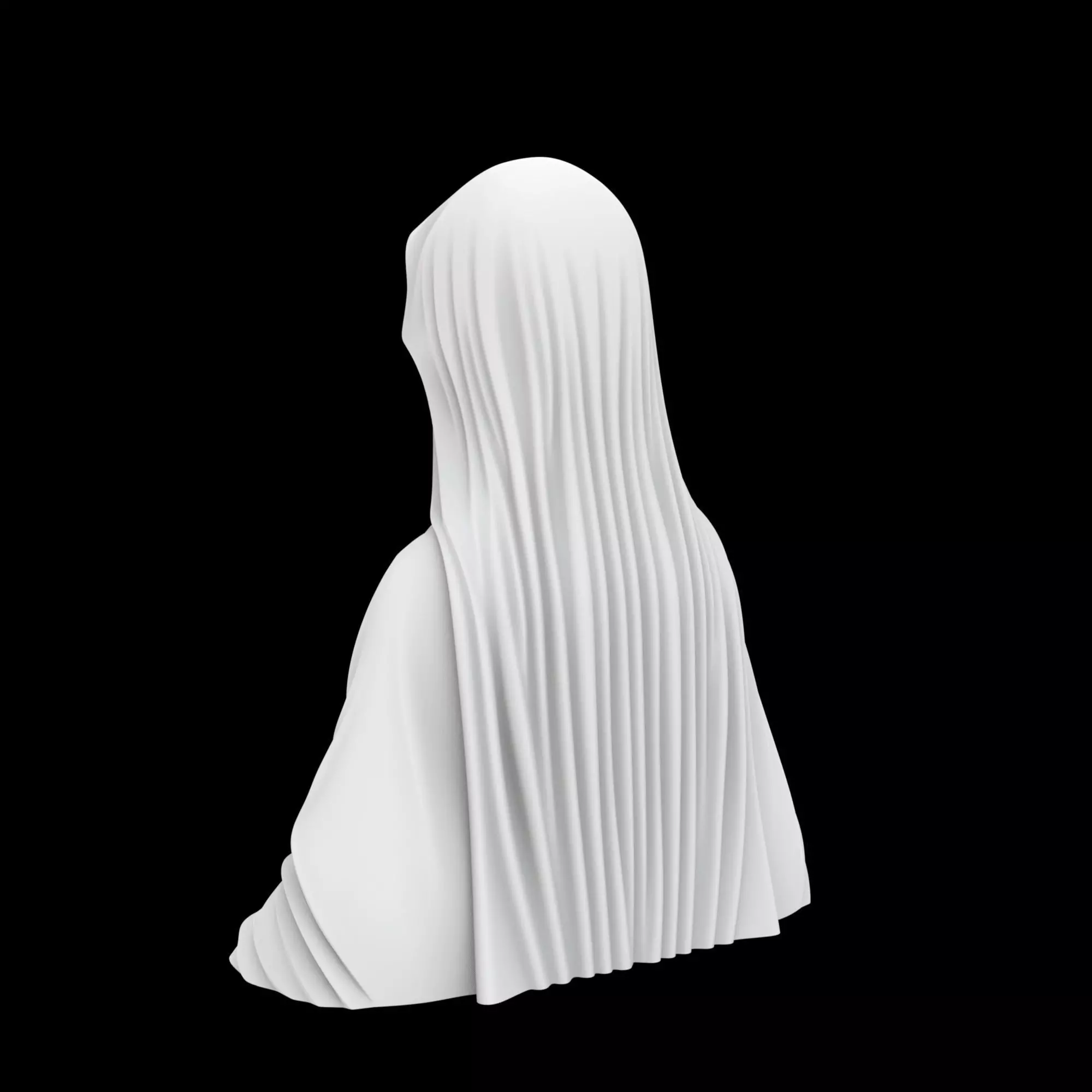 Virgin Mary Statue 3D Print Model 3D print model_2