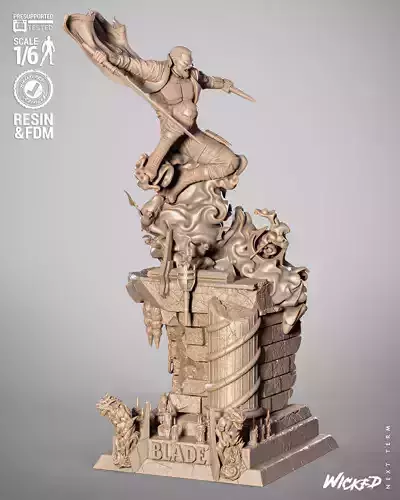 Wicked Marvel The Blade Sculpture