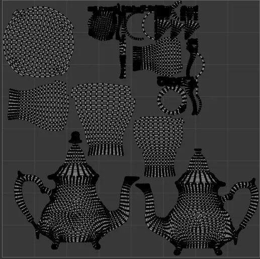 Moroccan Silver Teapot - Traditional Engraved Metal Teapot Low-poly 3D model_9