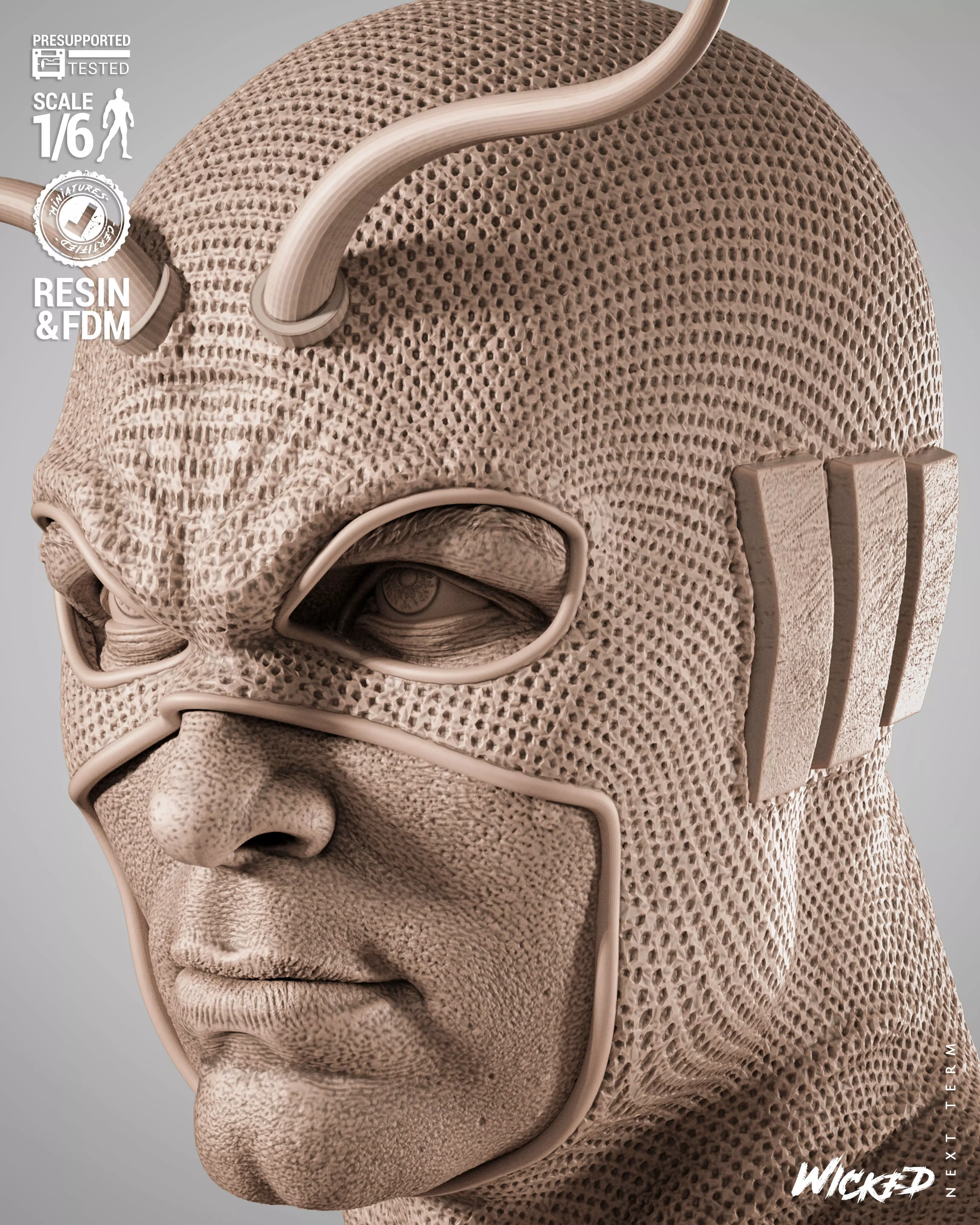 Wicked Marvel Giant Man Sculpture 3D print model_18