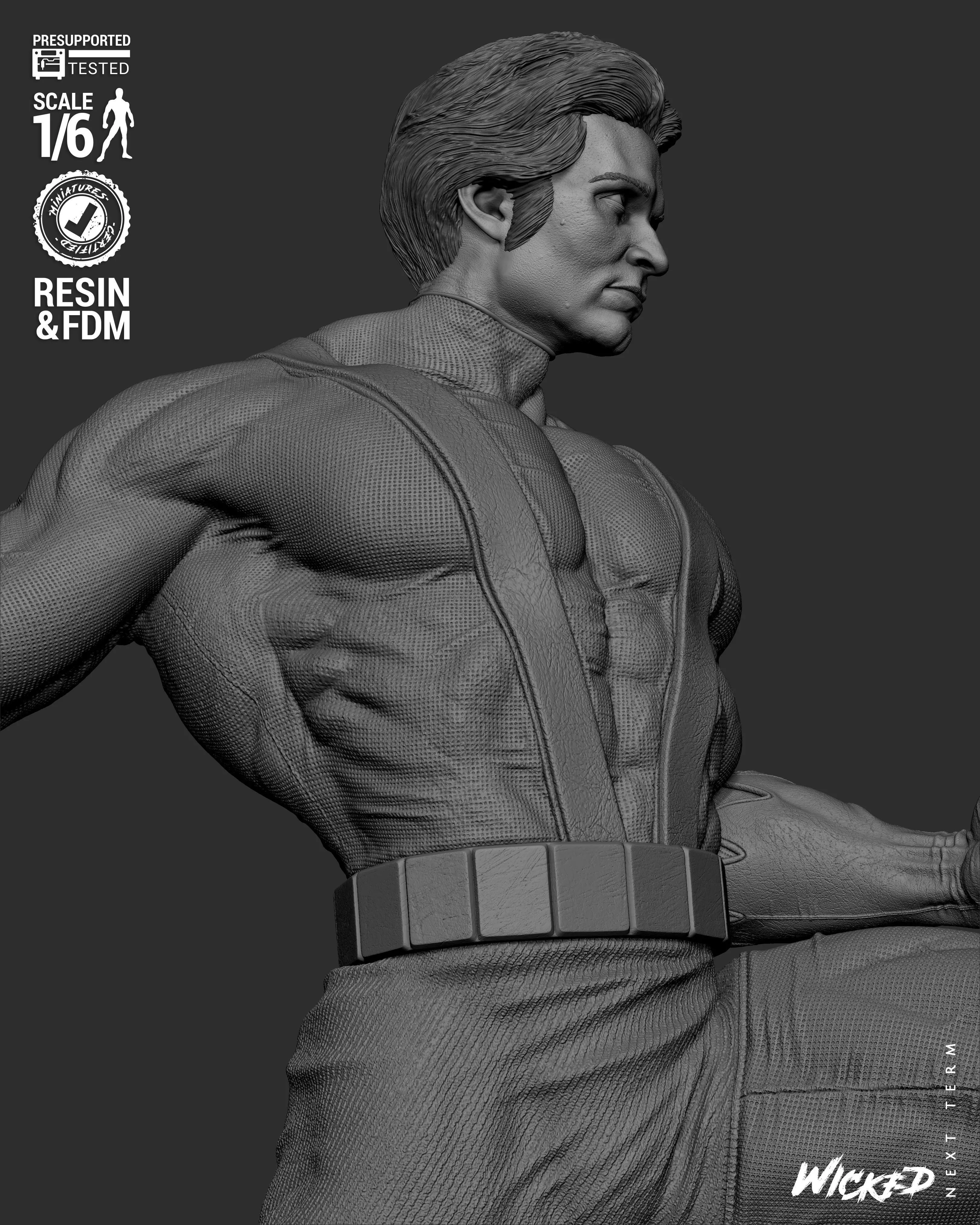 Wicked Marvel Giant Man Sculpture 3D print model_58