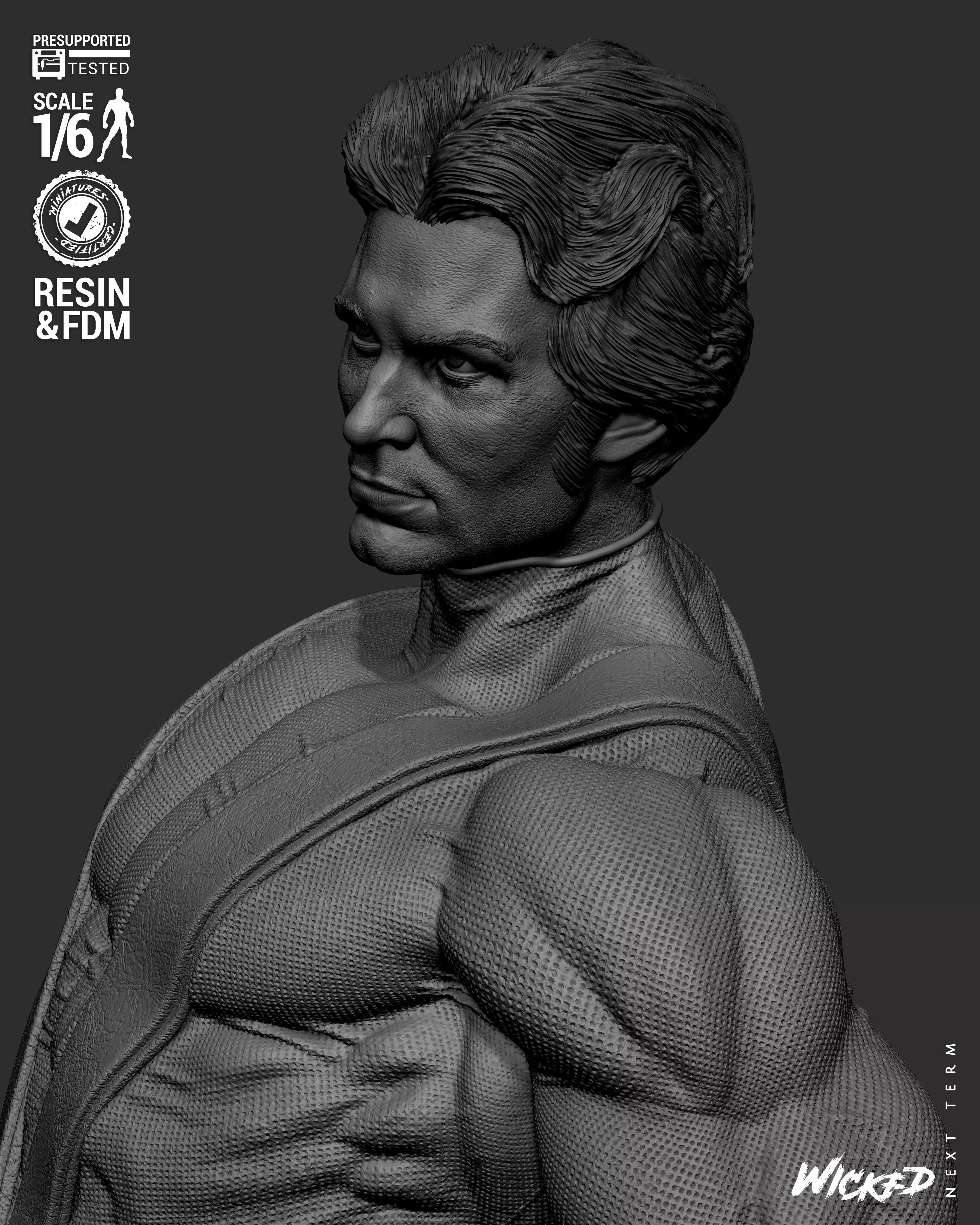 Wicked Marvel Giant Man Sculpture 3D print model_61