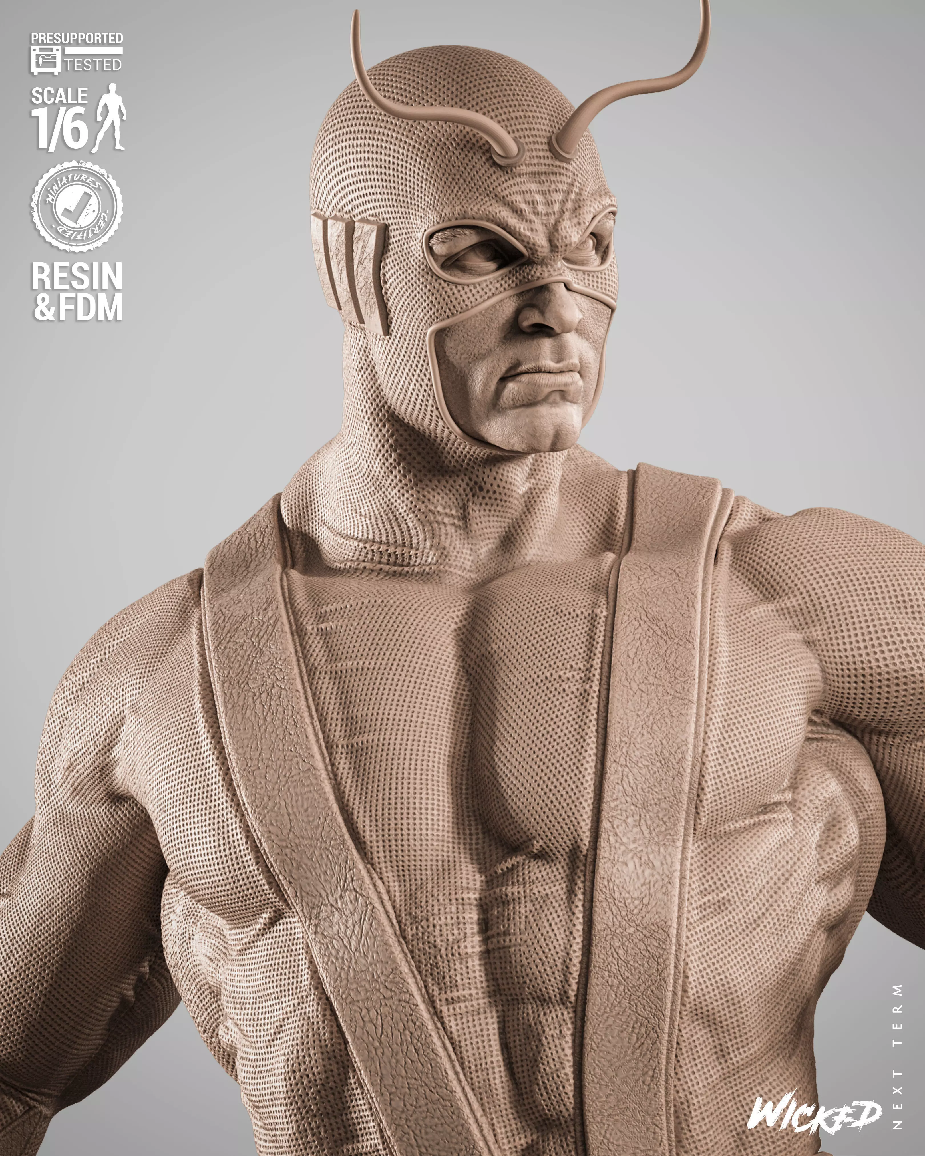 Wicked Marvel Giant Man Sculpture 3D print model_6