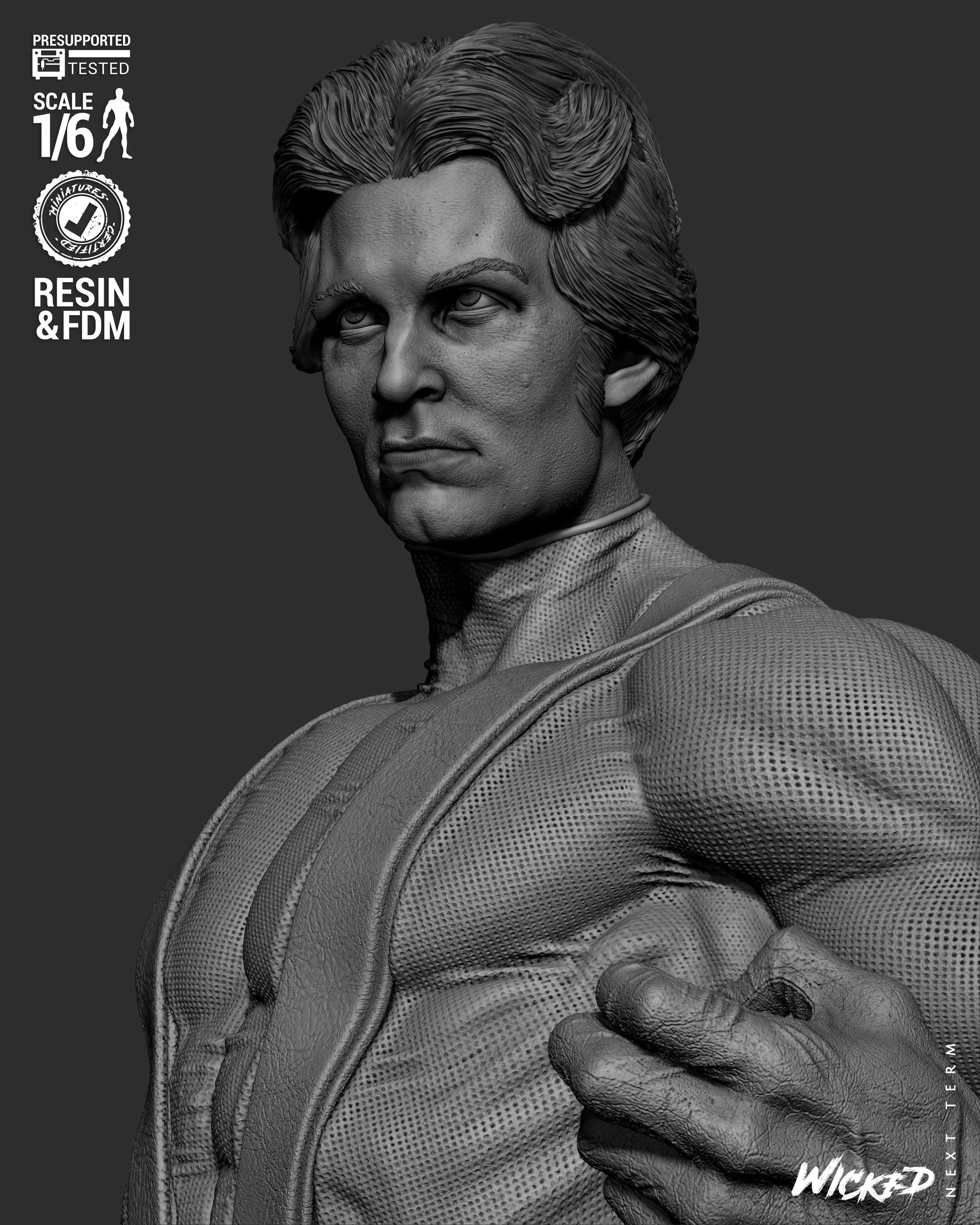 Wicked Marvel Giant Man Sculpture 3D print model_53