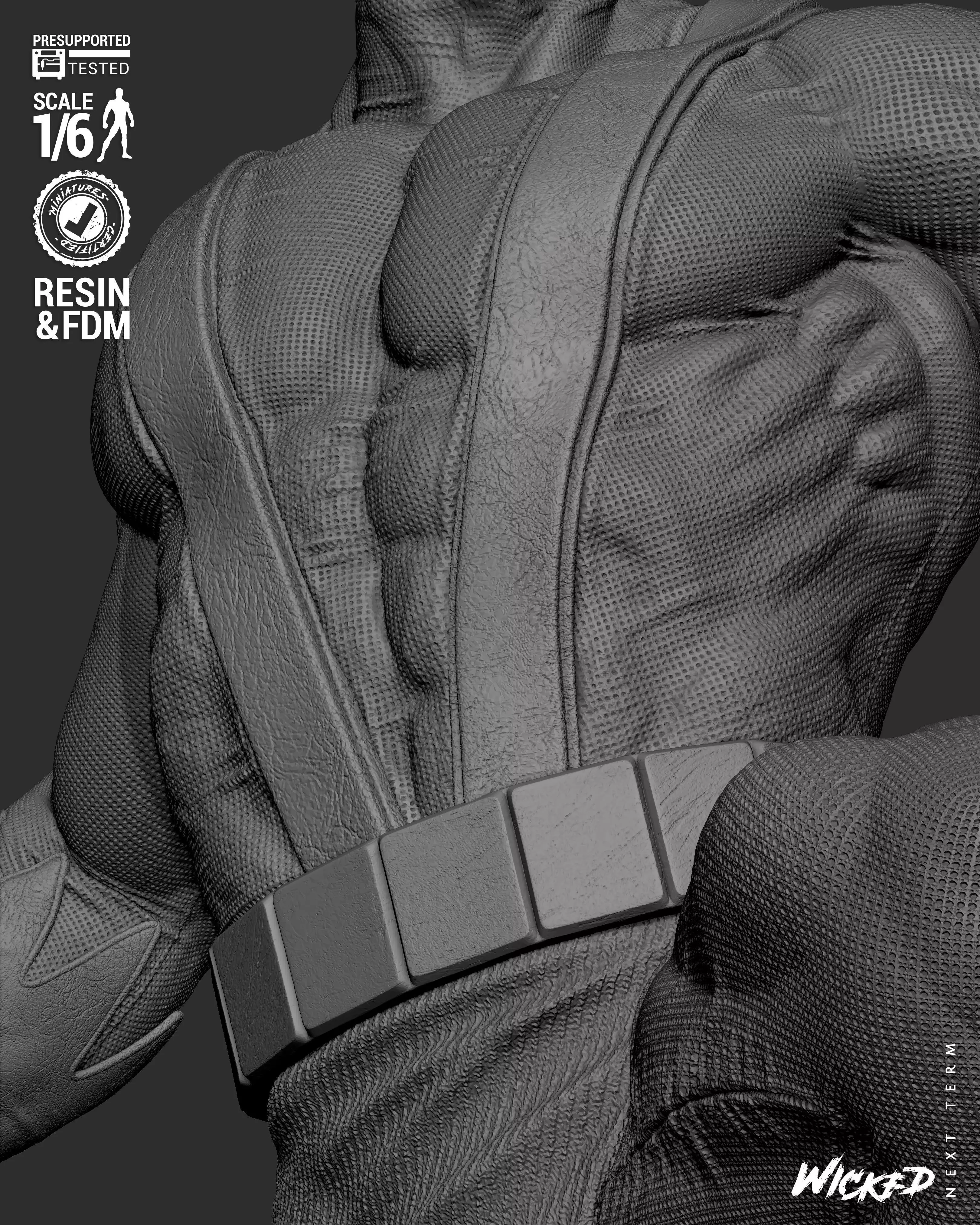 Wicked Marvel Giant Man Sculpture 3D print model_41