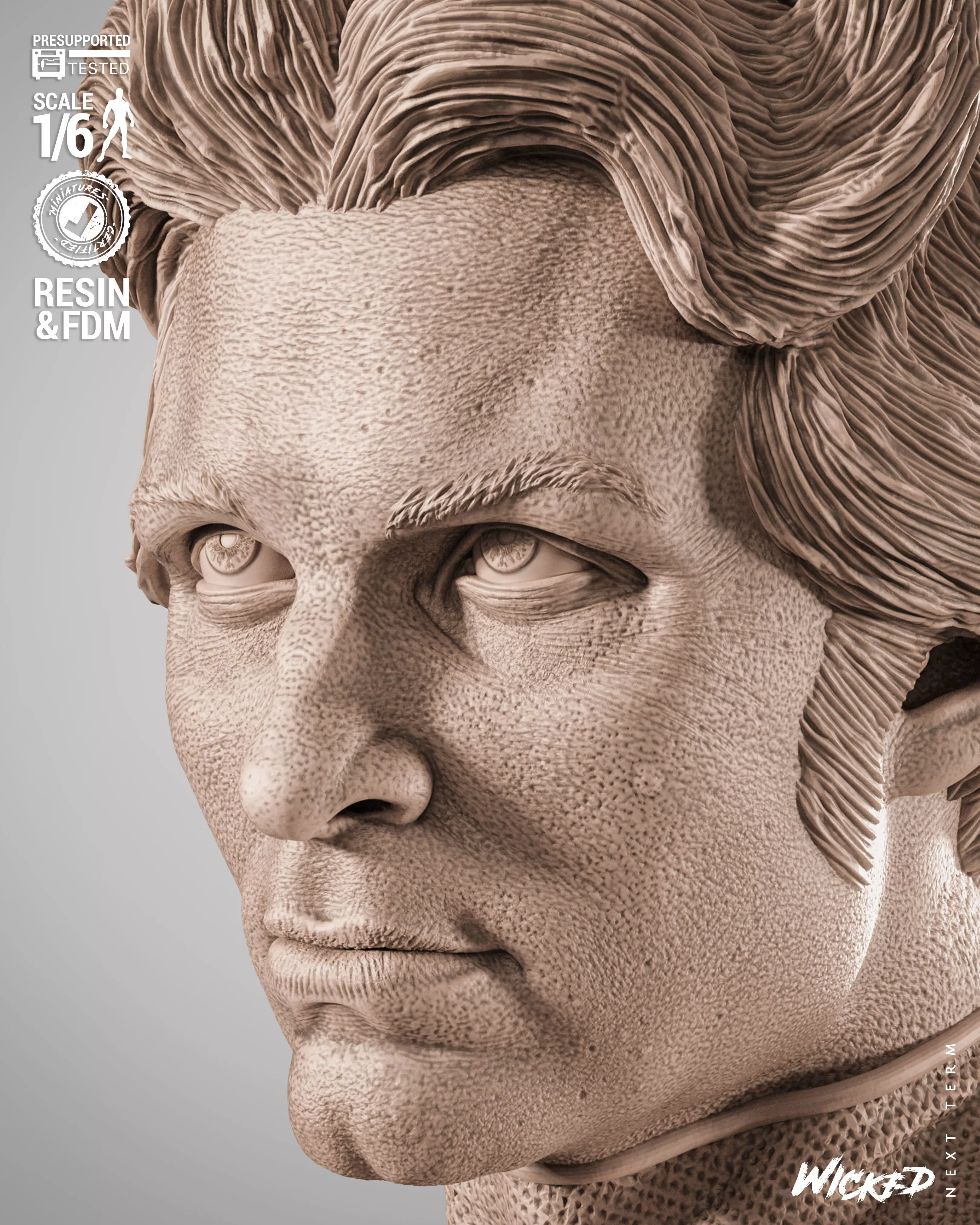 Wicked Marvel Giant Man Sculpture 3D print model_14