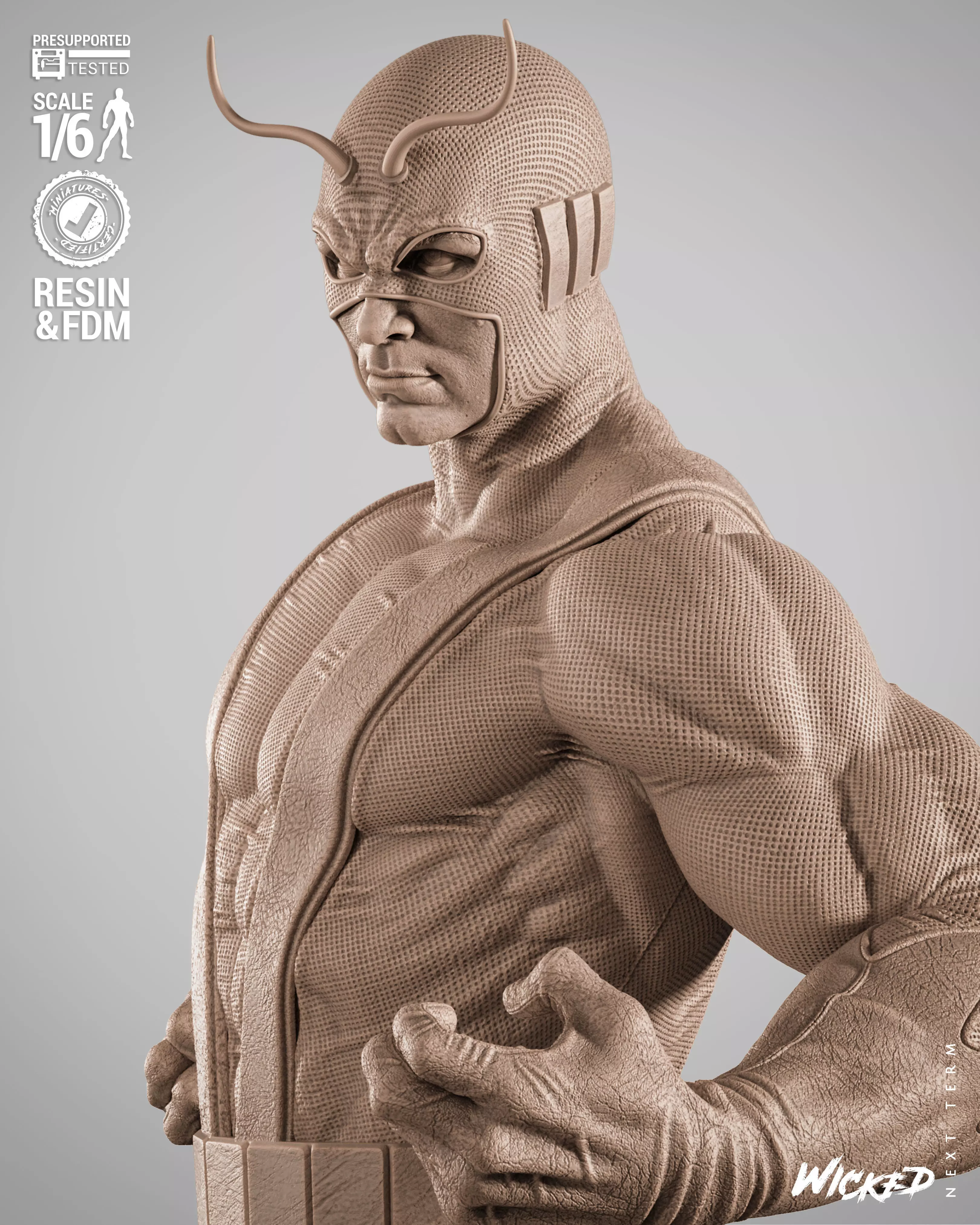 Wicked Marvel Giant Man Sculpture 3D print model_8
