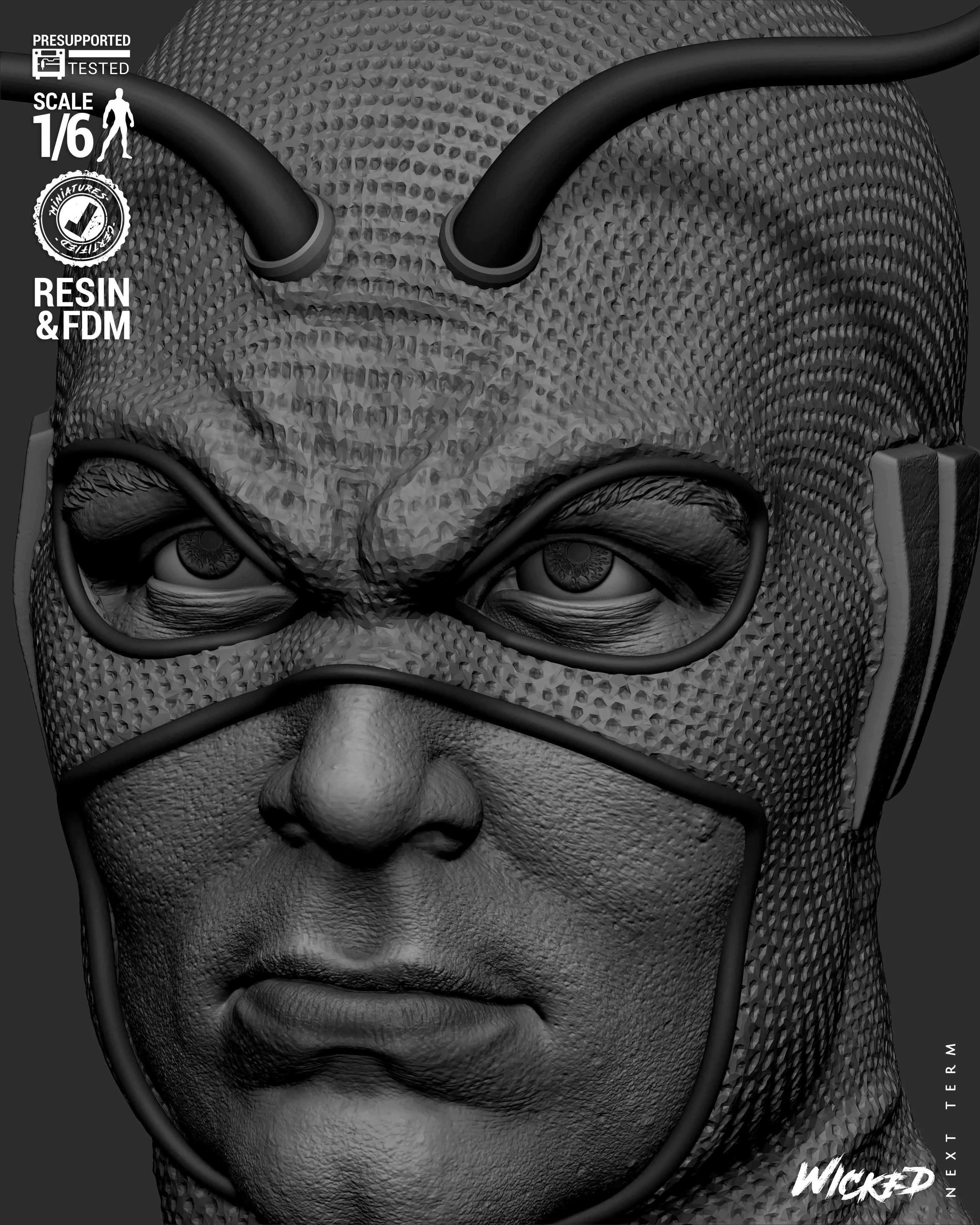 Wicked Marvel Giant Man Sculpture 3D print model_35