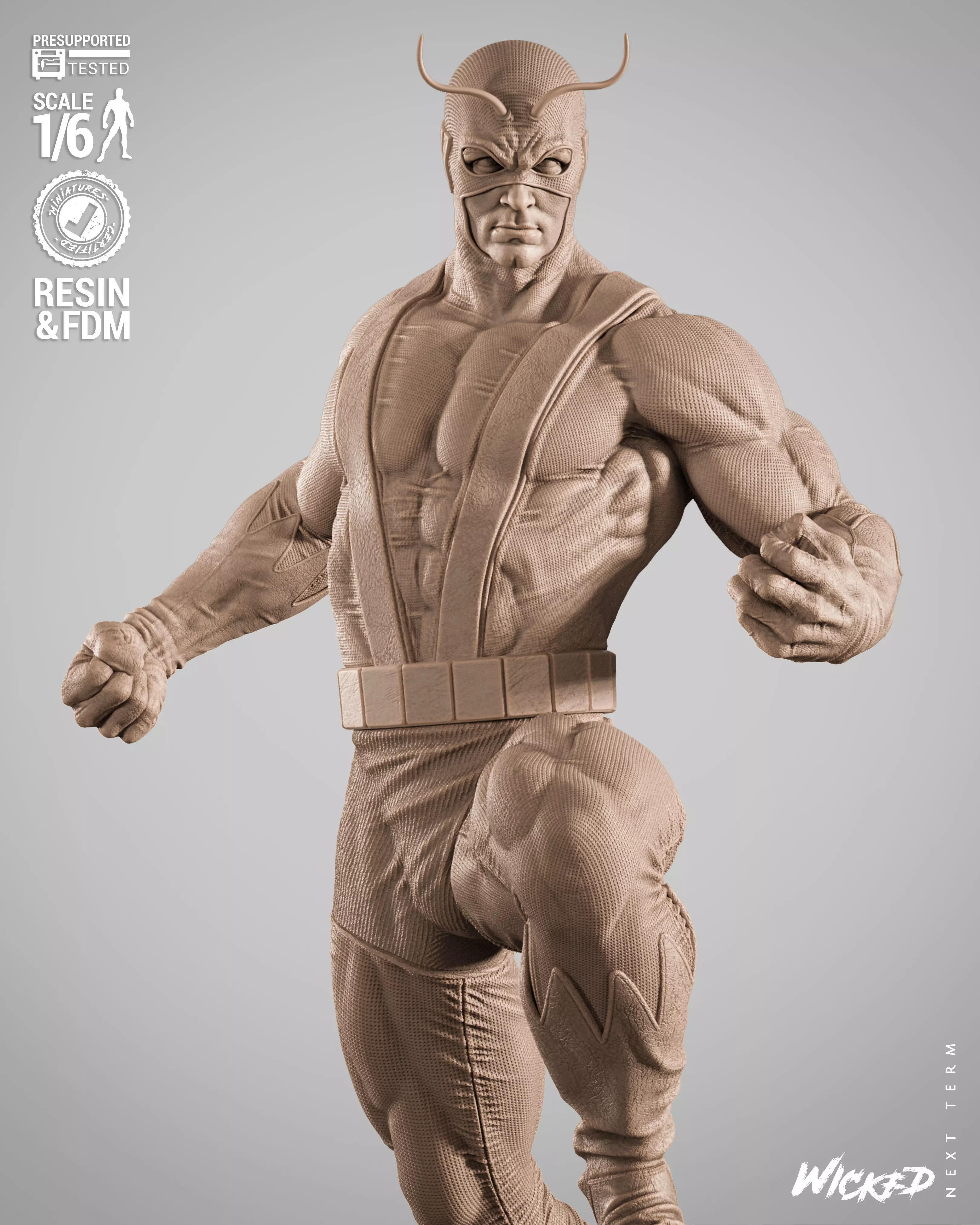 Wicked Marvel Giant Man Sculpture 3D print model_2