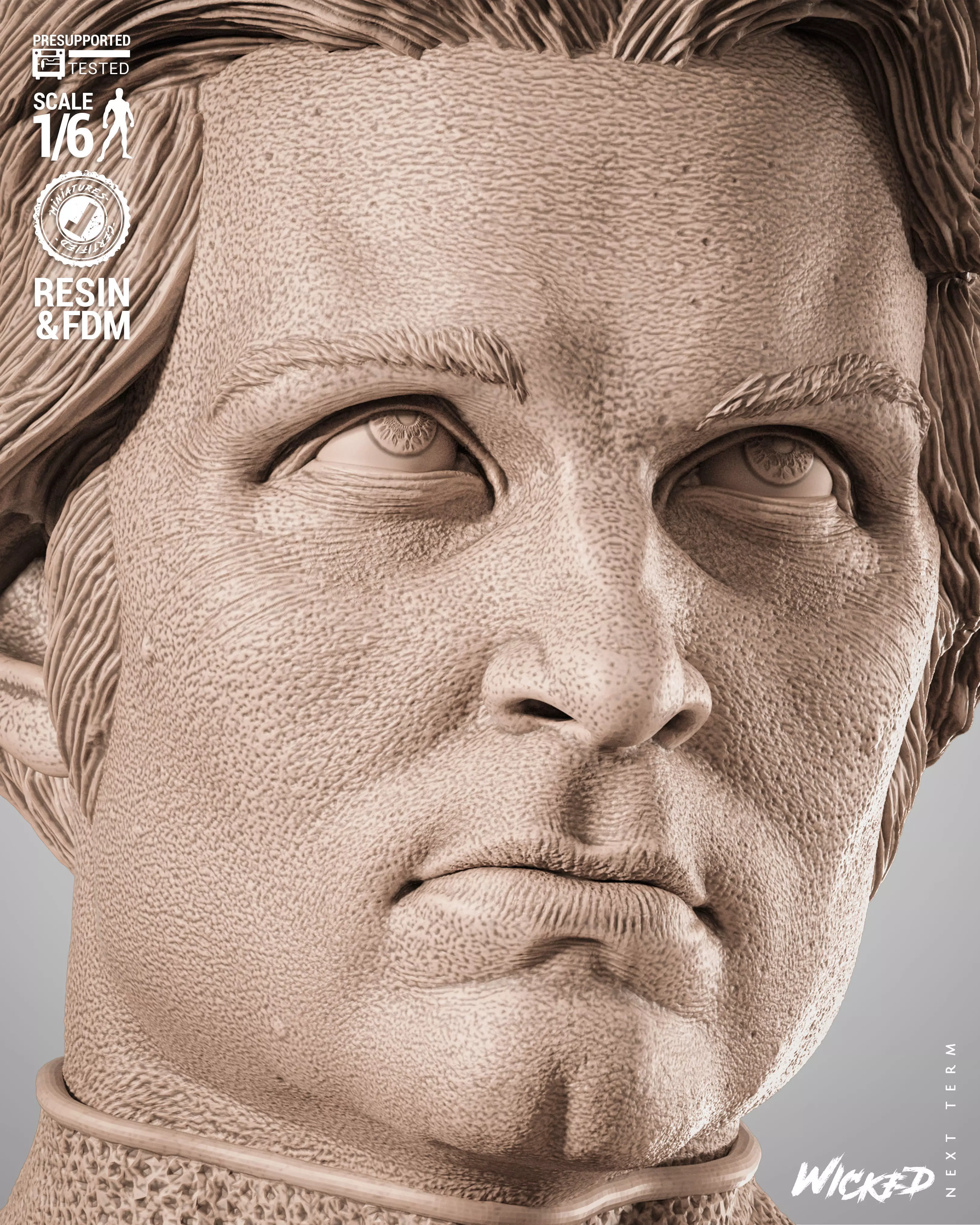 Wicked Marvel Giant Man Sculpture 3D print model_20