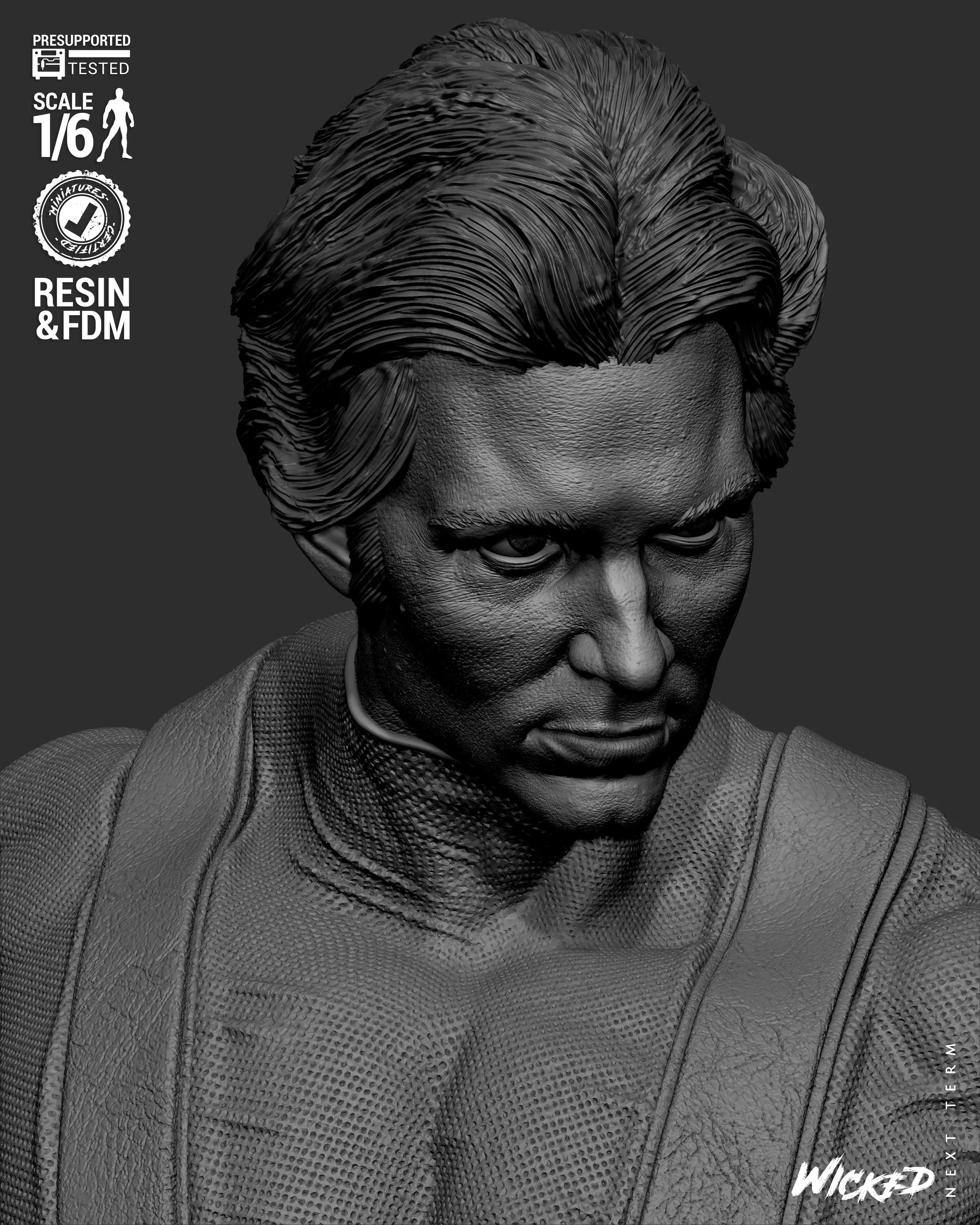 Wicked Marvel Giant Man Sculpture 3D print model_55