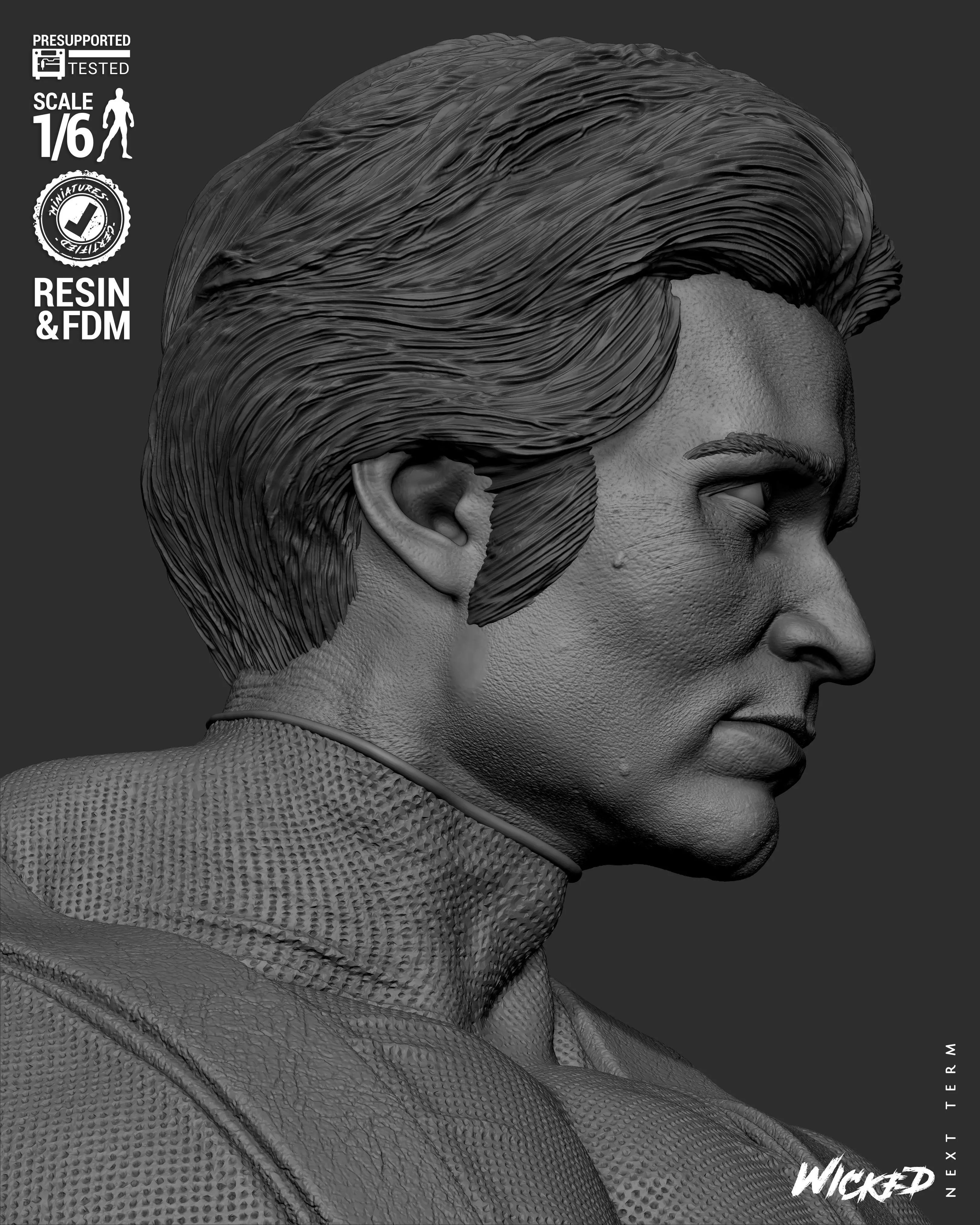 Wicked Marvel Giant Man Sculpture 3D print model_56