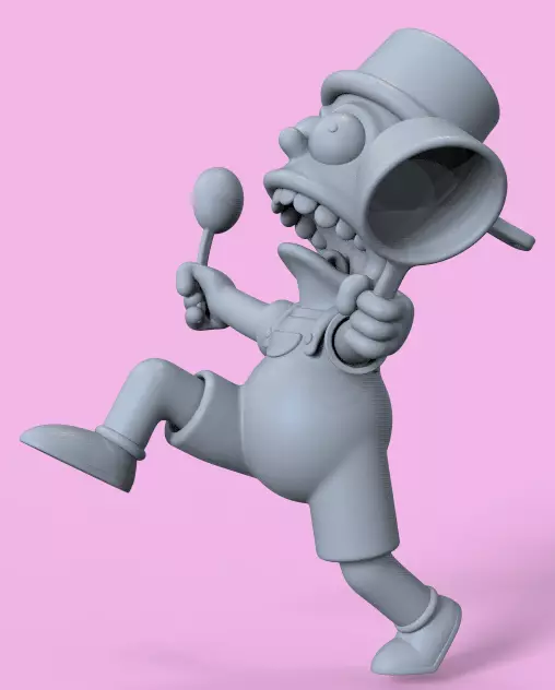 BART SIMPSON-I AM SO GREAT-PARTS AND COMPLETE 3D print model_11