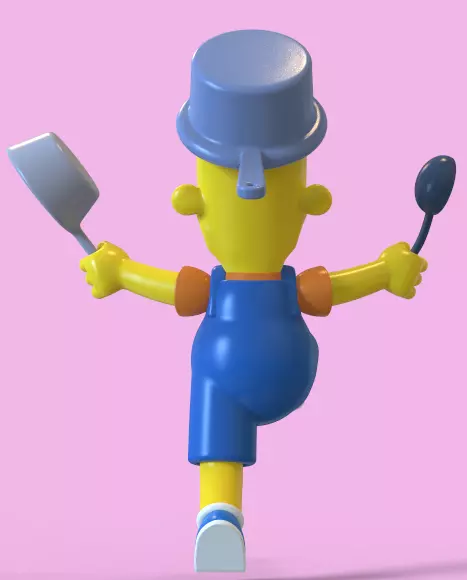 BART SIMPSON-I AM SO GREAT-PARTS AND COMPLETE 3D print model_5