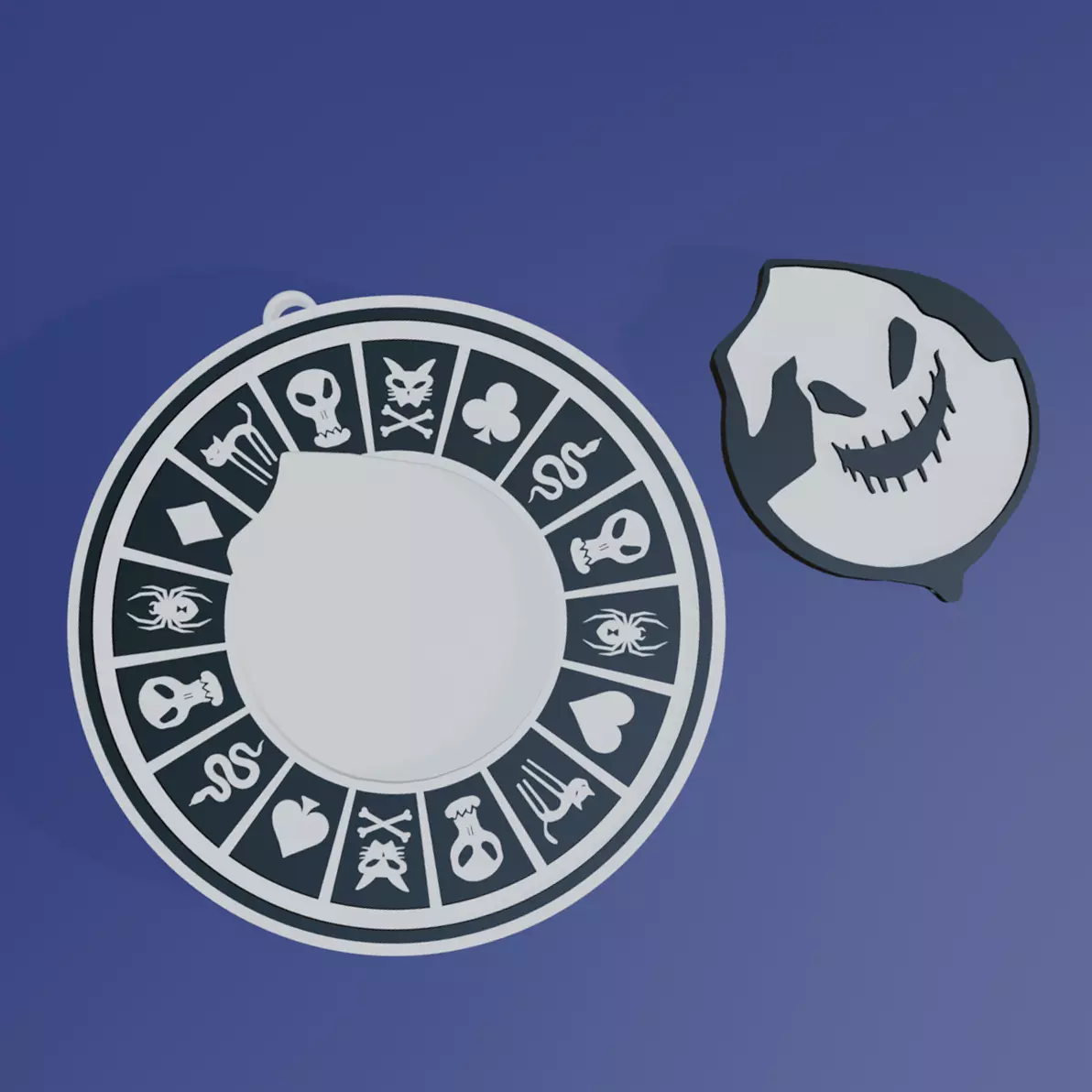 Oogie Boogie Keychain Holder - The Nightmare Before Christmas 3D print model_7