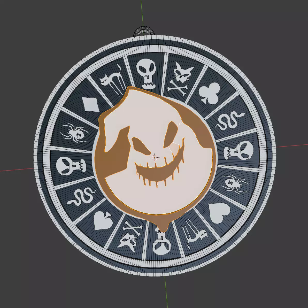 Oogie Boogie Keychain Holder - The Nightmare Before Christmas 3D print model_4